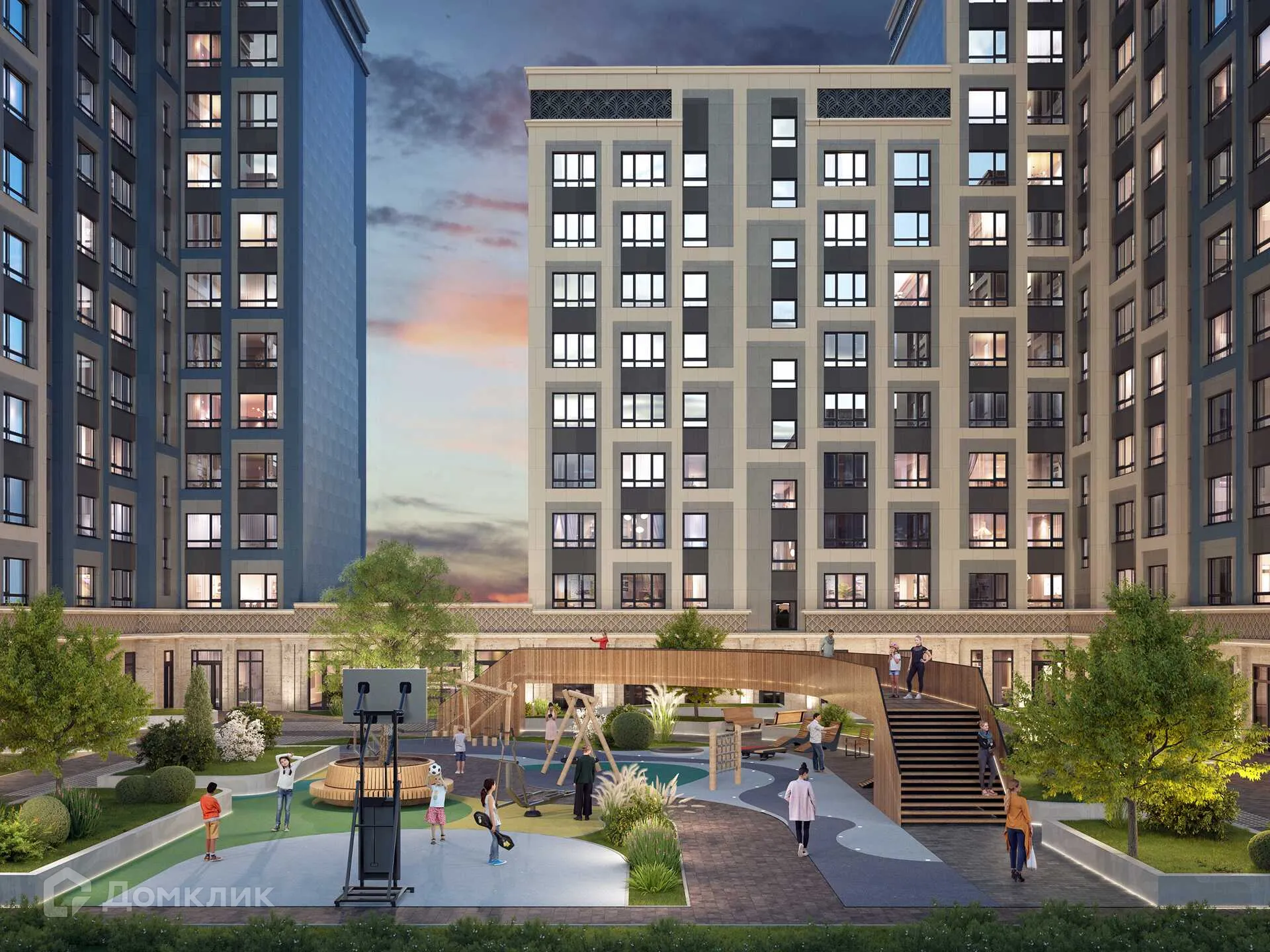 Планировка 1-комнатной квартиры 33.3 м² в ЖК Сияние Квартал на Шолохова, г. Ростов-на-Дону — фото 7