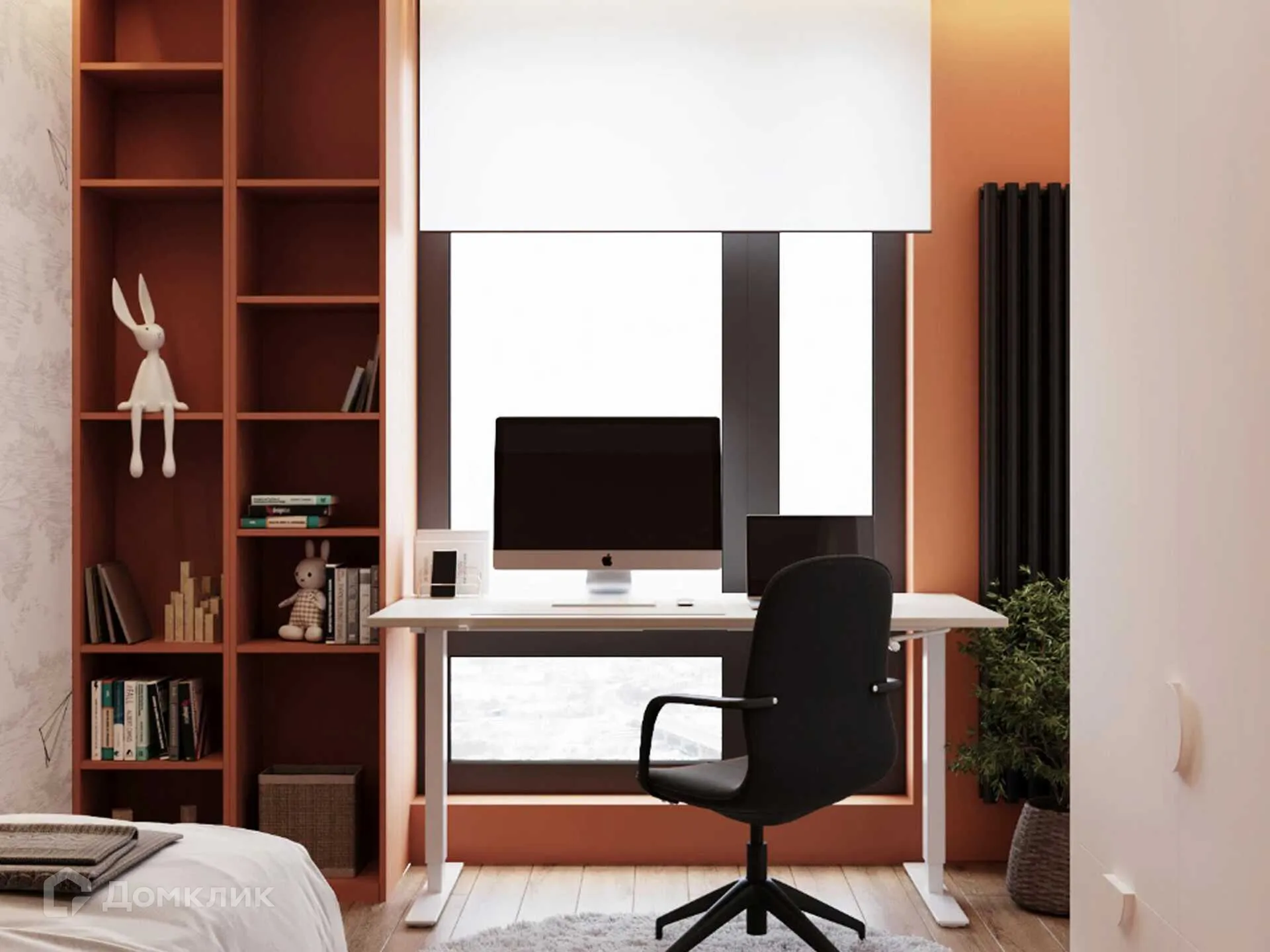 Планировка 1-комнатной квартиры 33.3 м² в ЖК Сияние Квартал на Шолохова, г. Ростов-на-Дону — фото 12