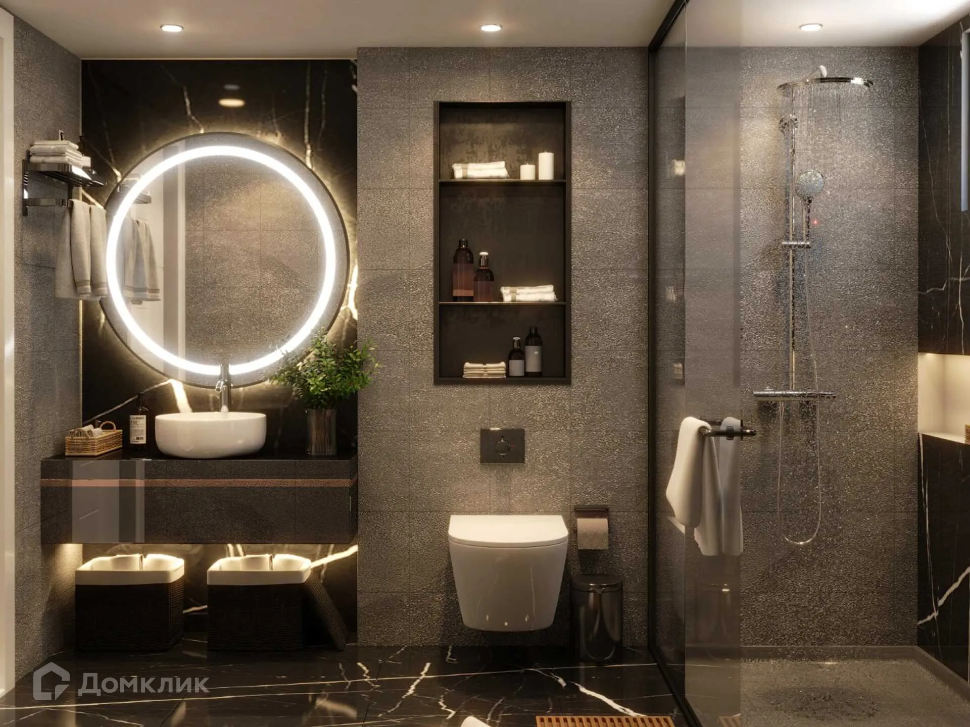 Планировка 2-комнатной квартиры 69.1 м² в ЖК Левобережье, г. Ростов-на-Дону — фото 4