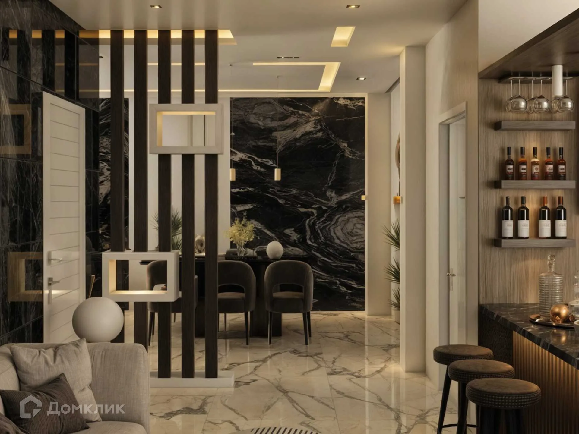 Планировка 2-комнатной квартиры 69.1 м² в ЖК Левобережье, г. Ростов-на-Дону — фото 8