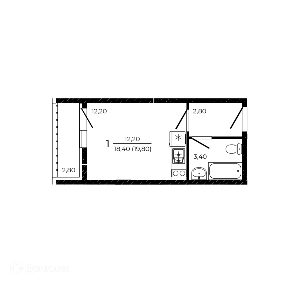 Квартира в ЖК ПРИТЯЖЕНИЕ