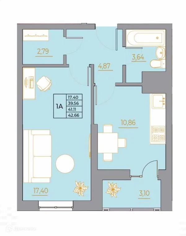 Квартира в ЖК Новый Горизонт