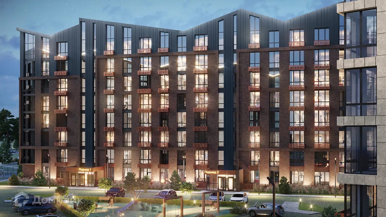 Планировка 2-комнатной квартиры 67.8 м² в ЖК Окская стрелка, г. Рязань — фото 12