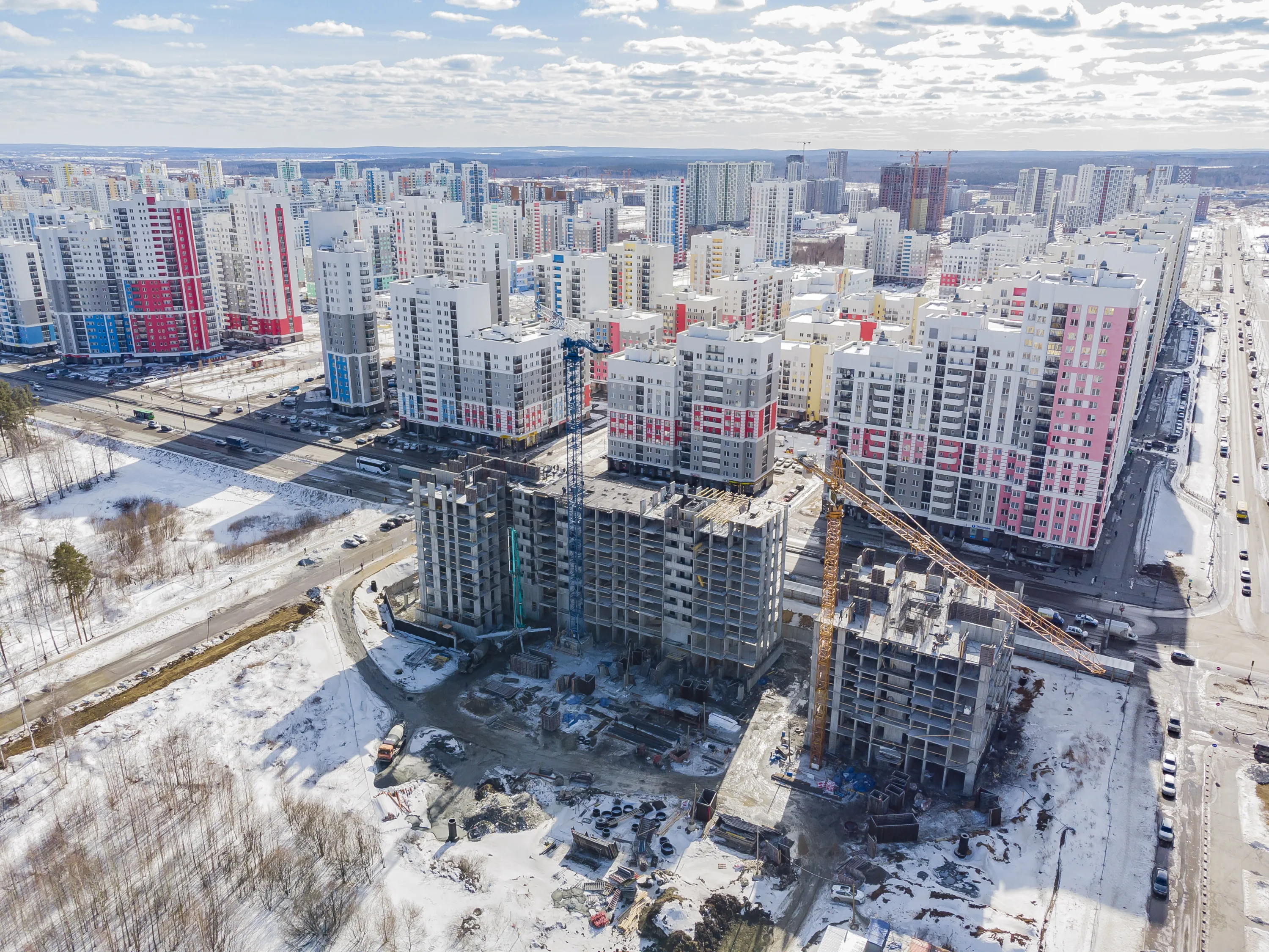 ЖК Семейный квартал "Добрый" ход строительства