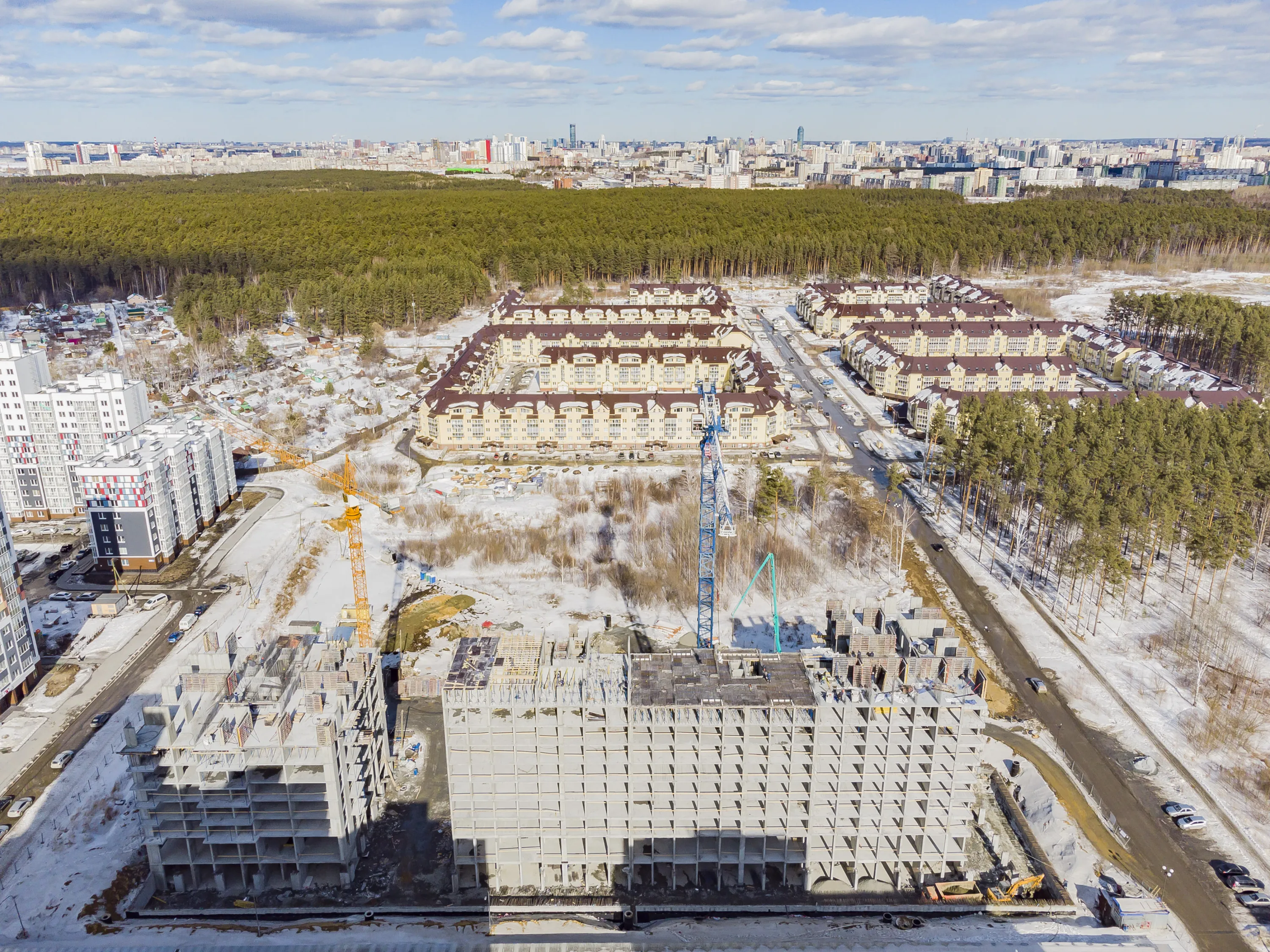 ЖК Семейный квартал "Добрый" ход строительства