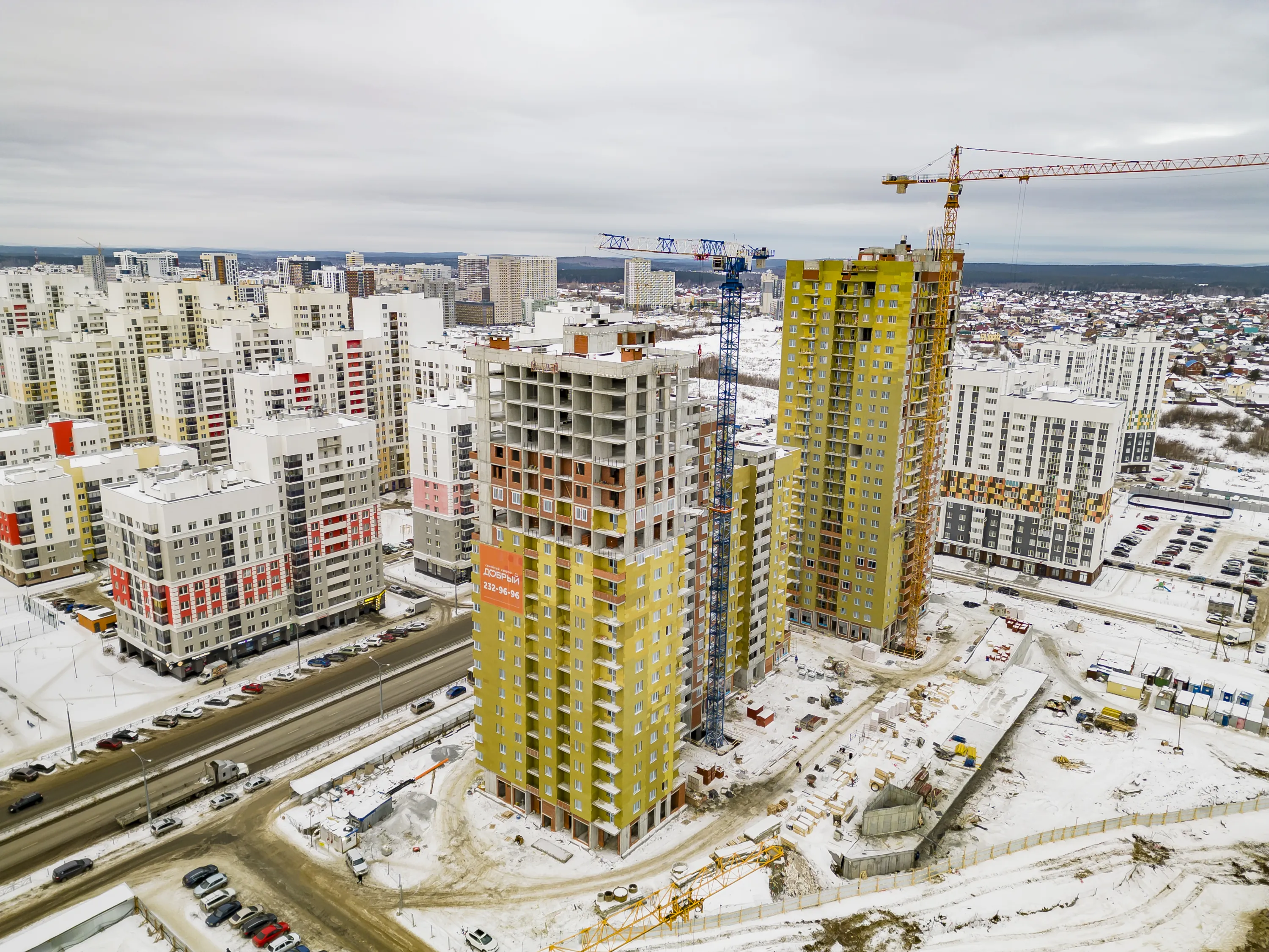 ЖК Семейный квартал "Добрый" ход строительства