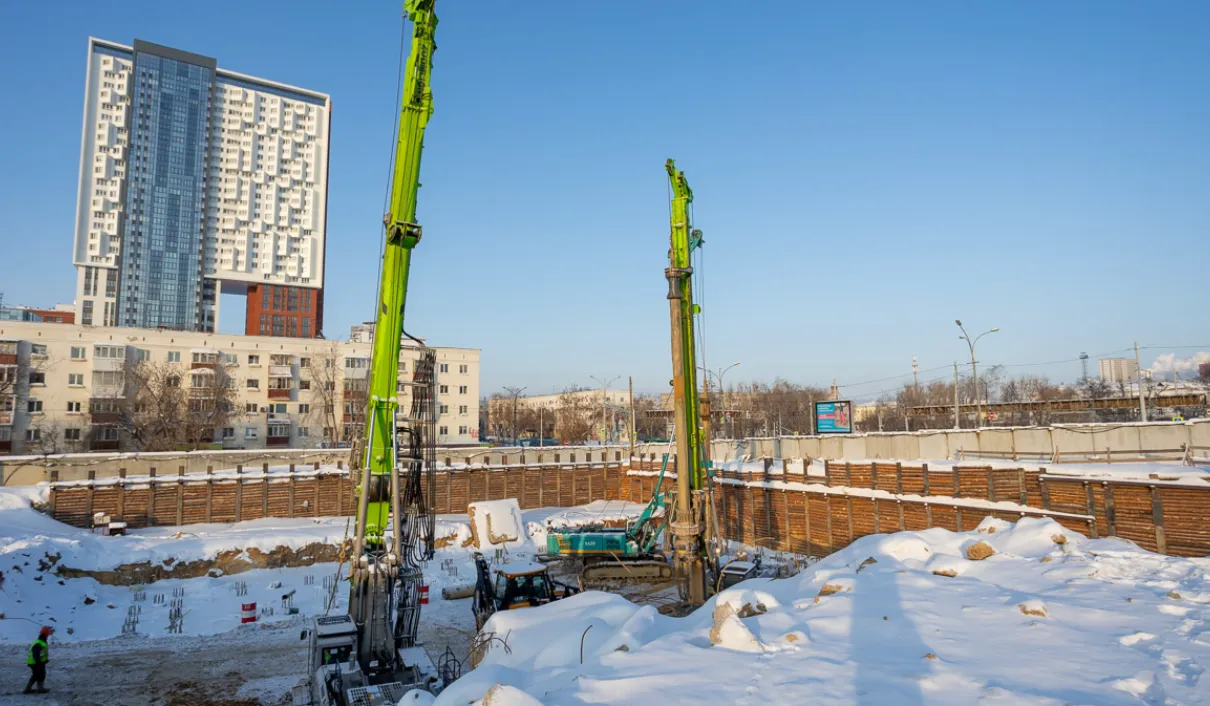 ЖК Азина 16 ход строительства