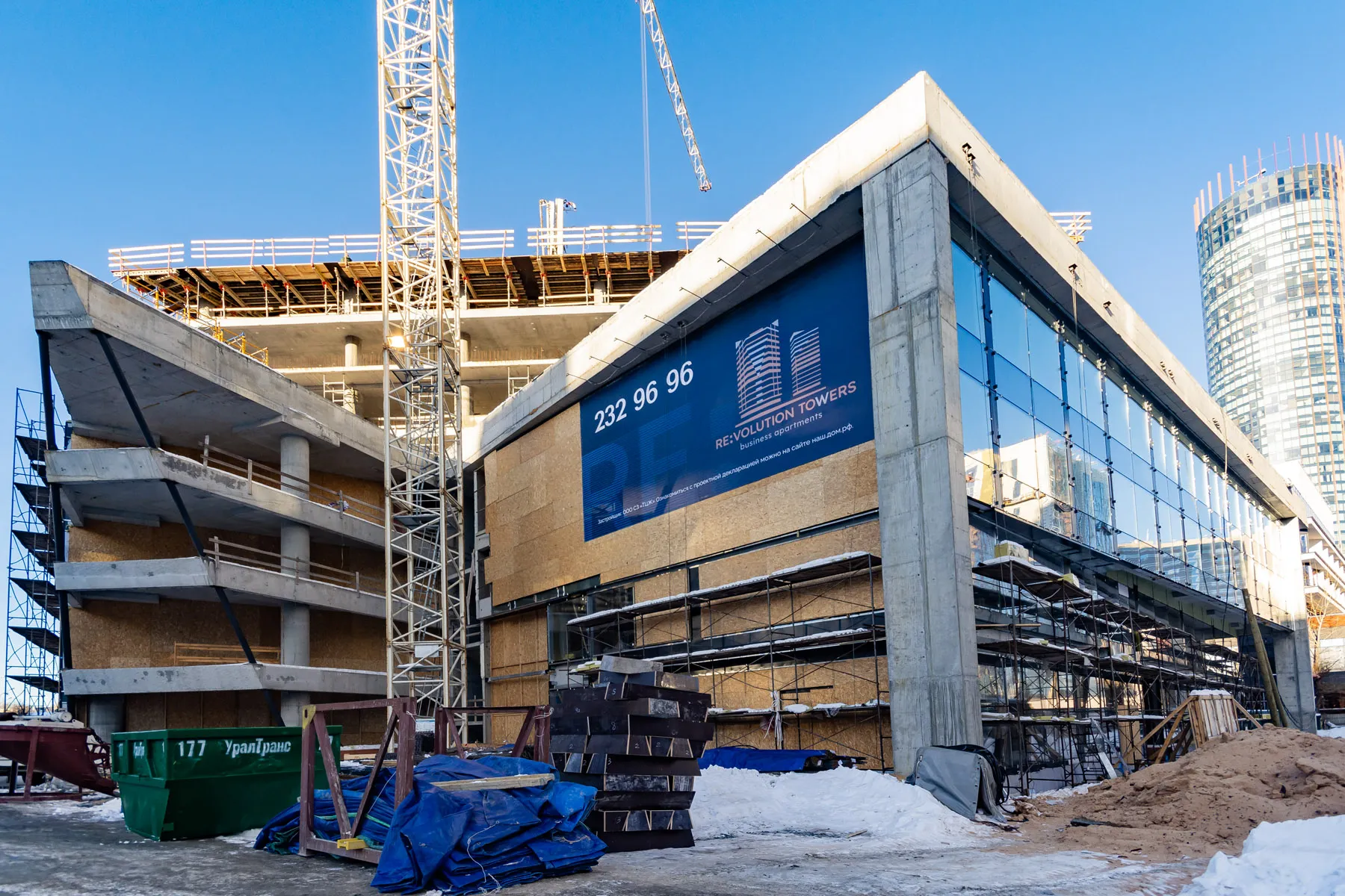 ЖК RE:VOLUTION TOWERS (Ревалюшион товерс) ход строительства
