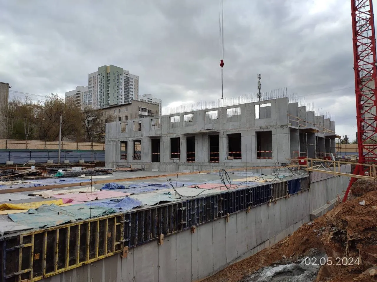 ЖК Дом на Шефской ход строительства