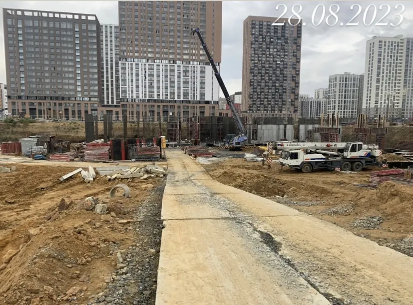 ЖК FIRST (Фёрст) ход строительства