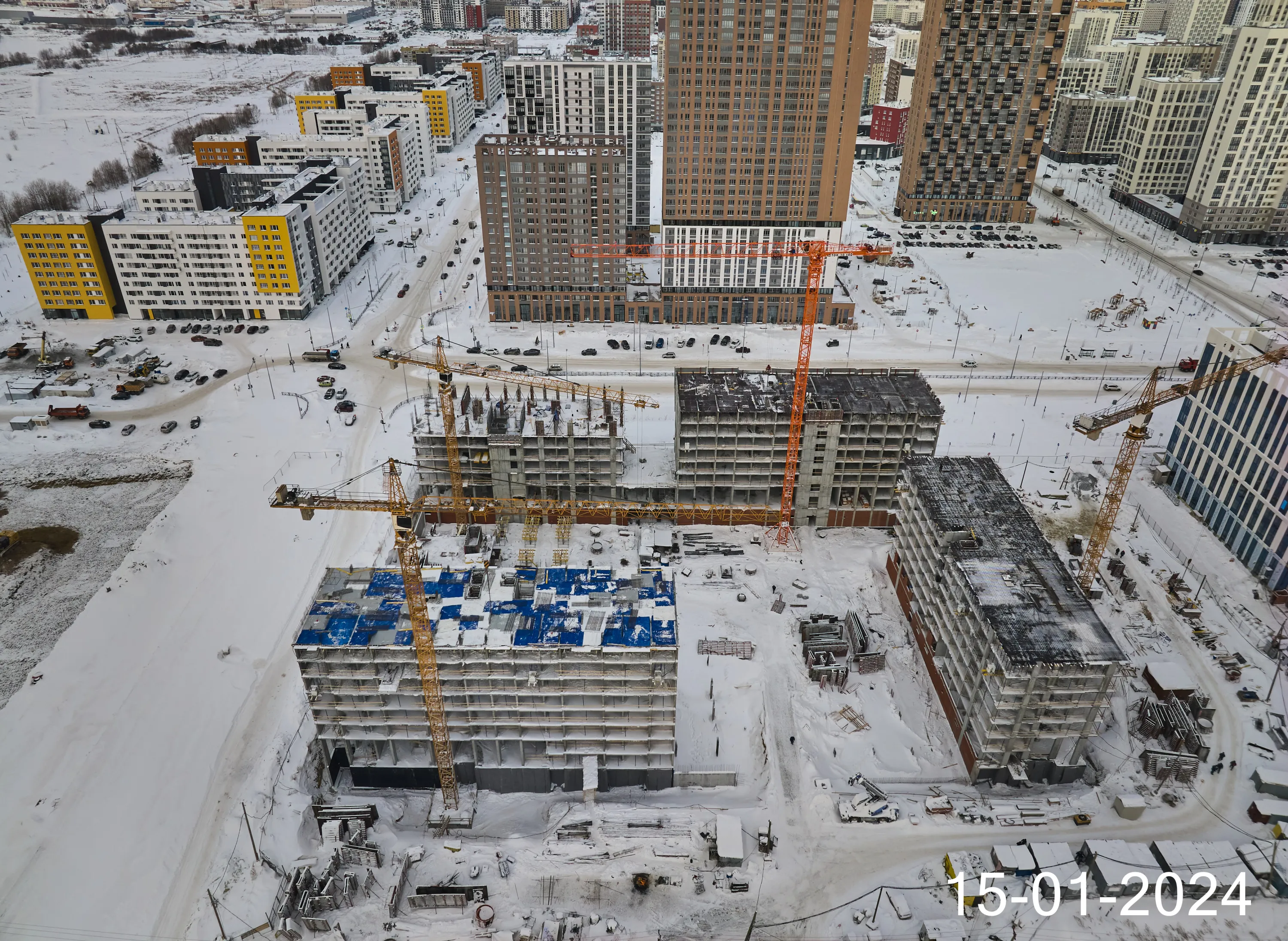 ЖК FIRST (Фёрст) ход строительства