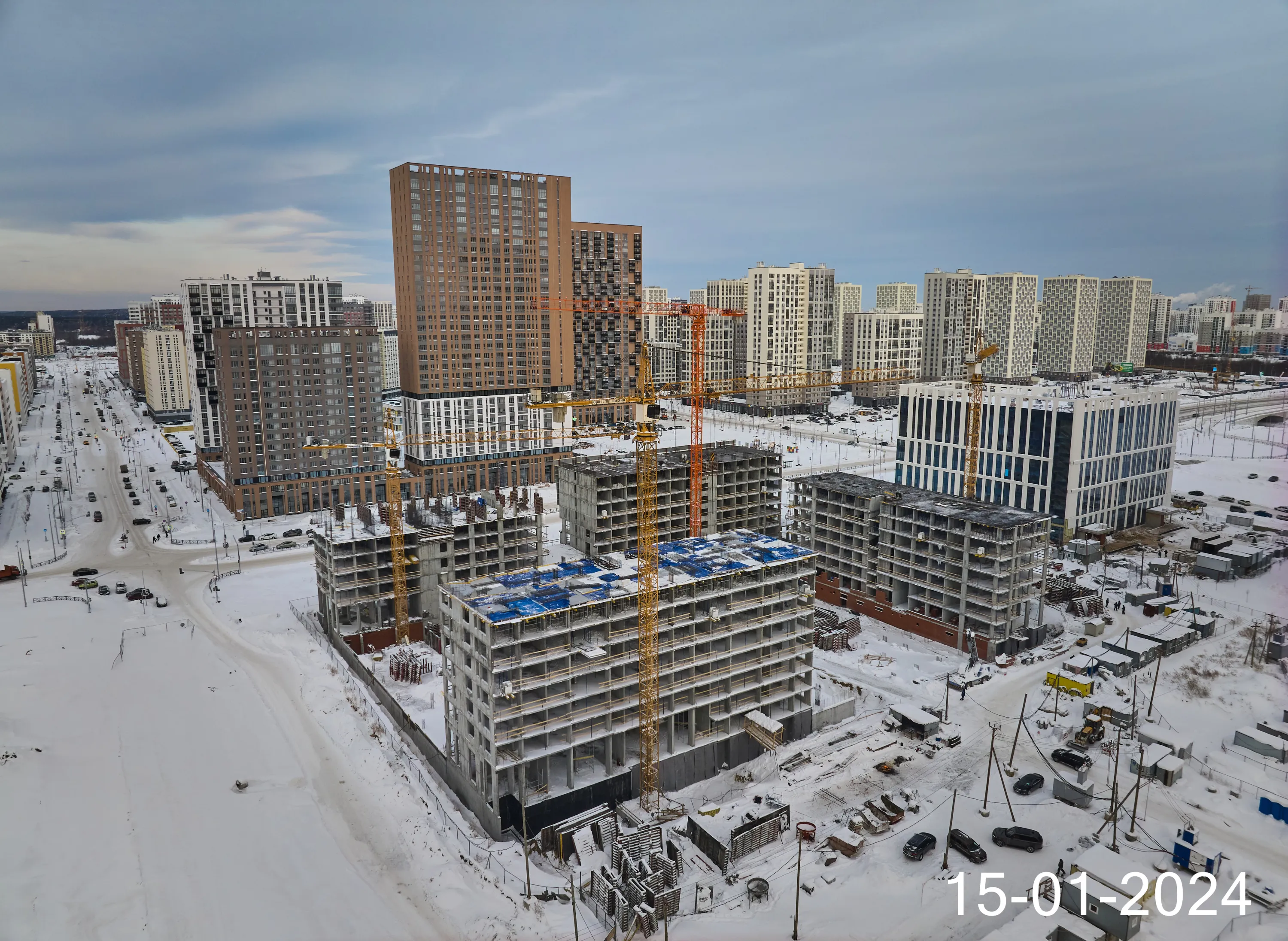 ЖК FIRST (Фёрст) ход строительства