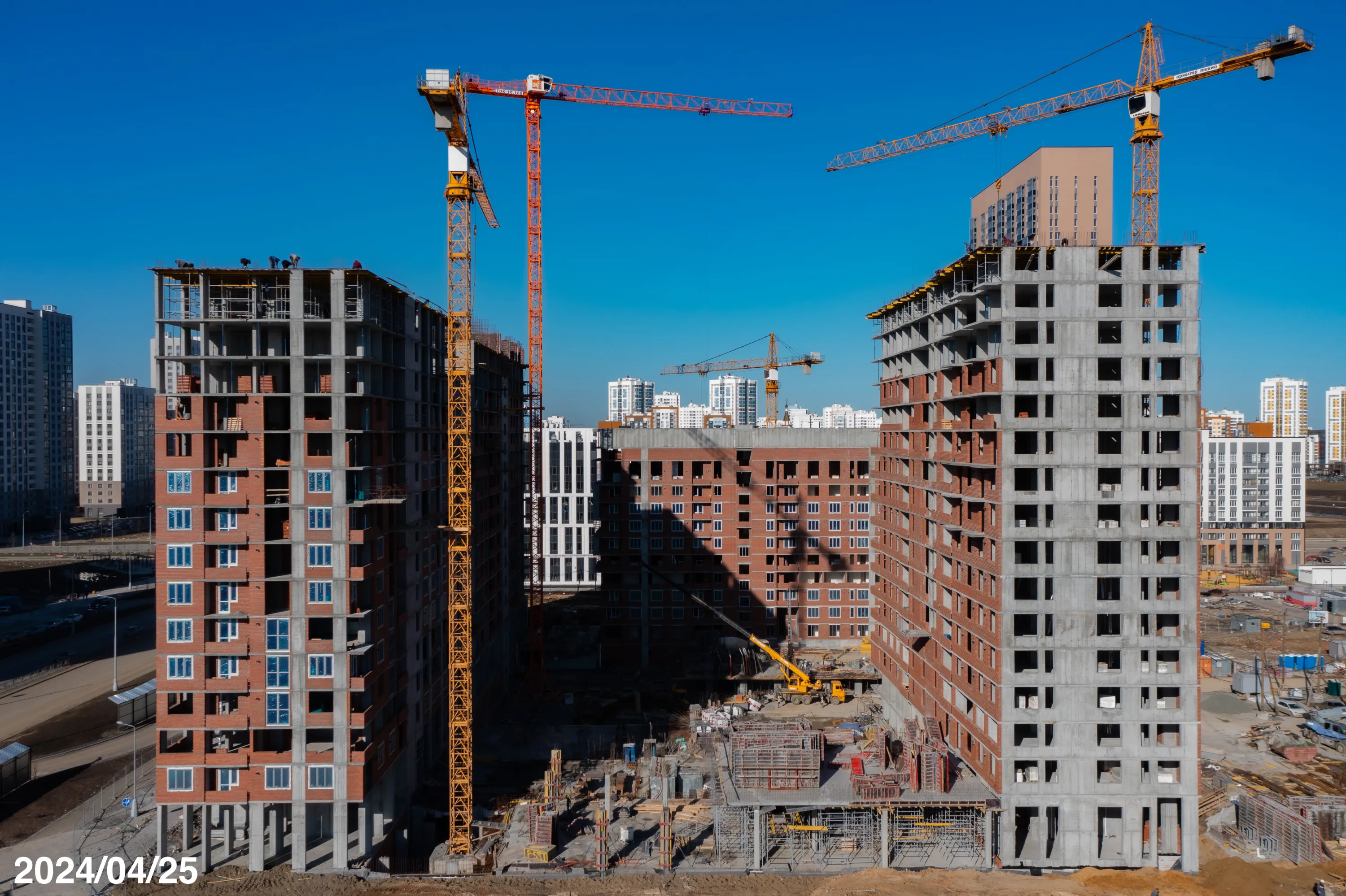 ЖК FIRST (Фёрст) ход строительства