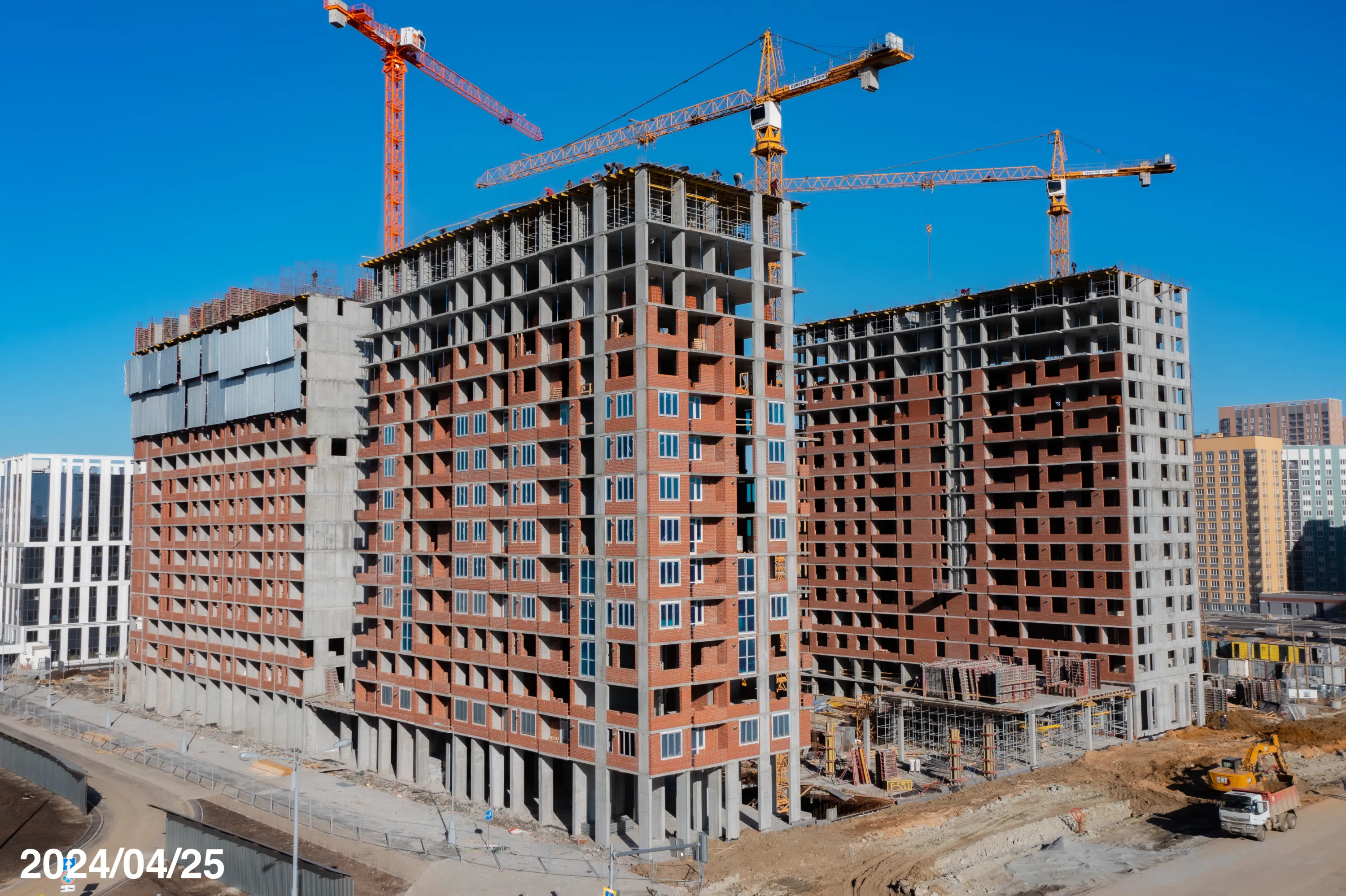 ЖК FIRST (Фёрст) ход строительства