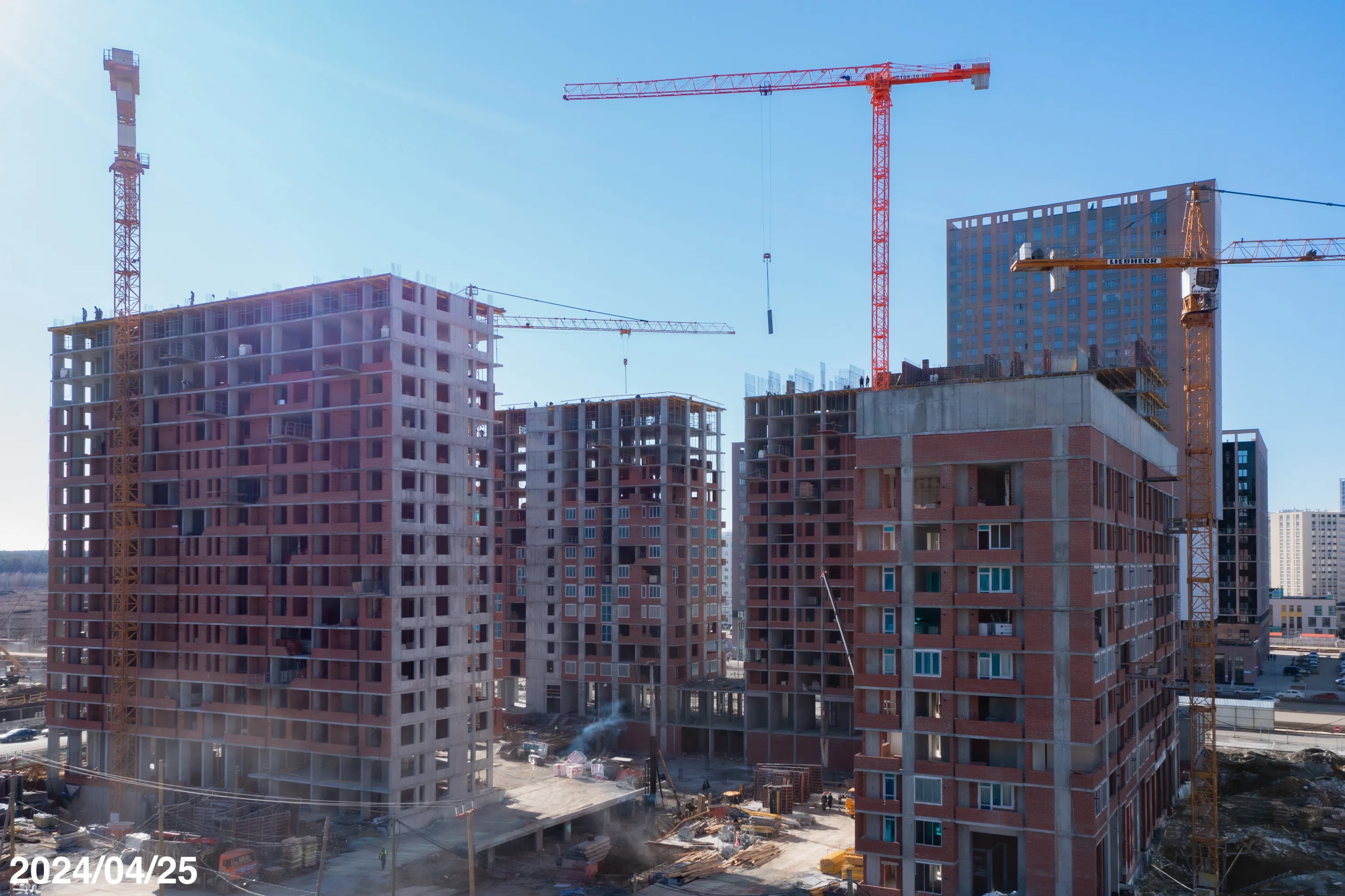 ЖК FIRST (Фёрст) ход строительства