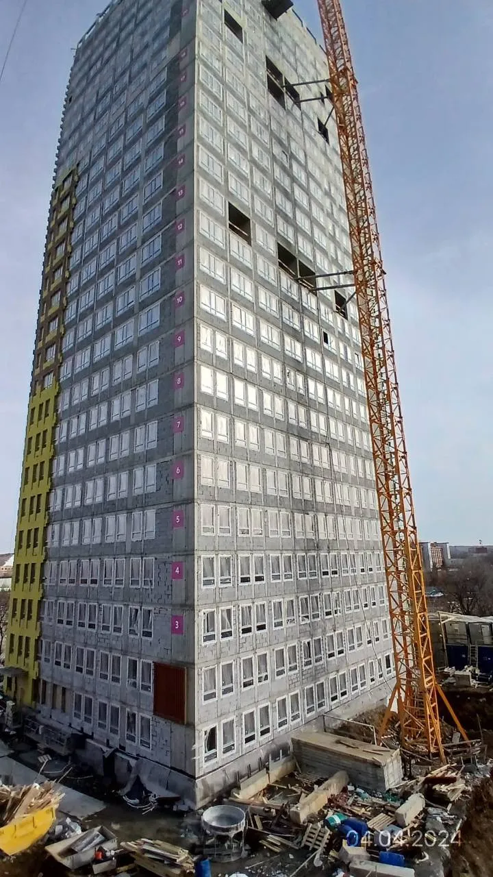 ЖК Жилые высотки H2O ход строительства