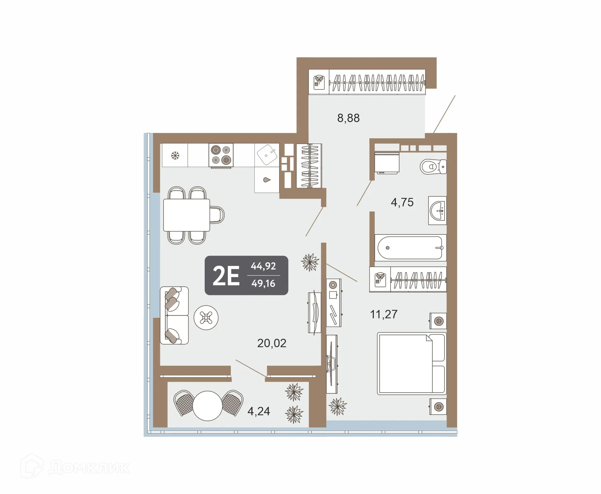 Фото квартиры в ЖК Пушкин