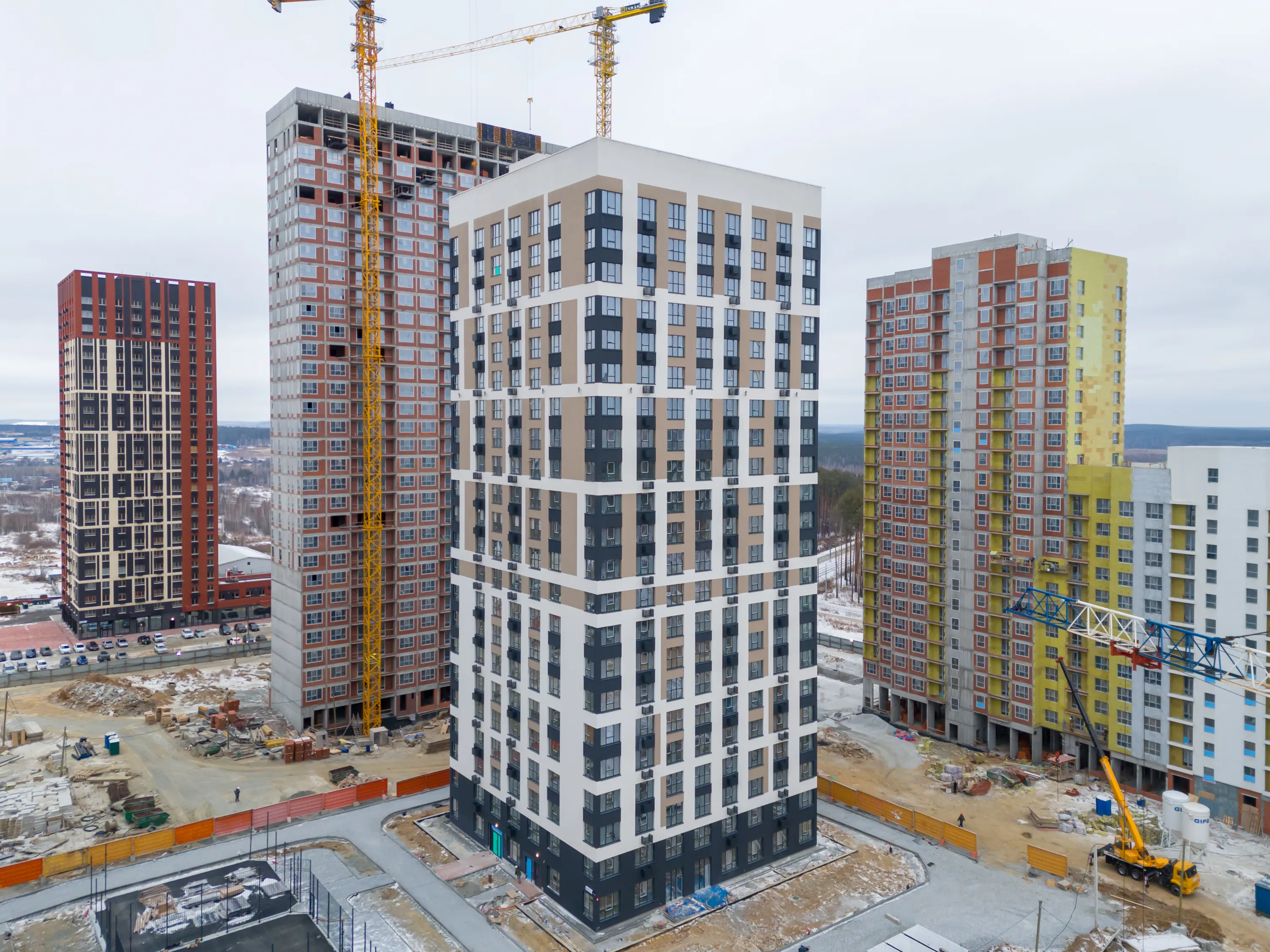 ЖК "Изумрудный бор" ход строительства