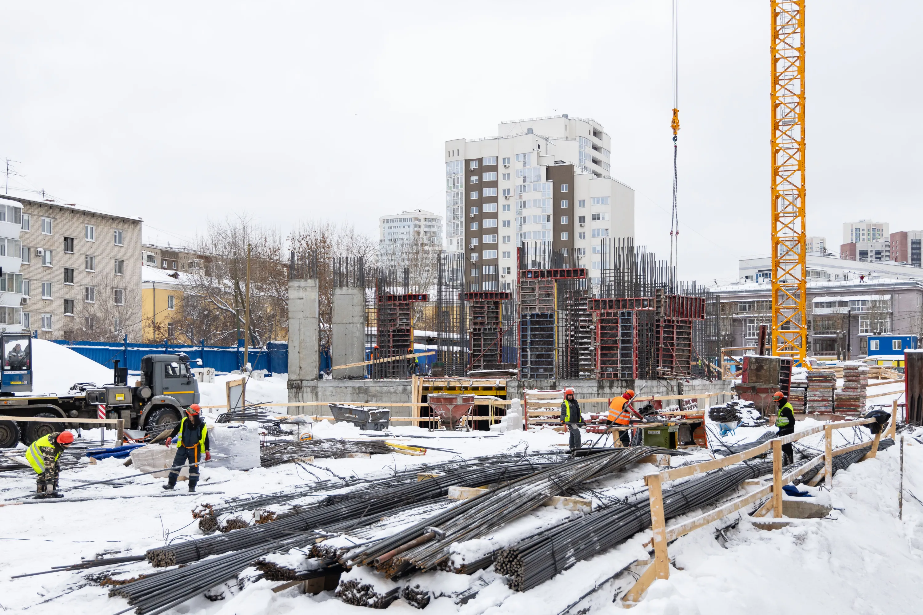 ЖК Ауро ход строительства