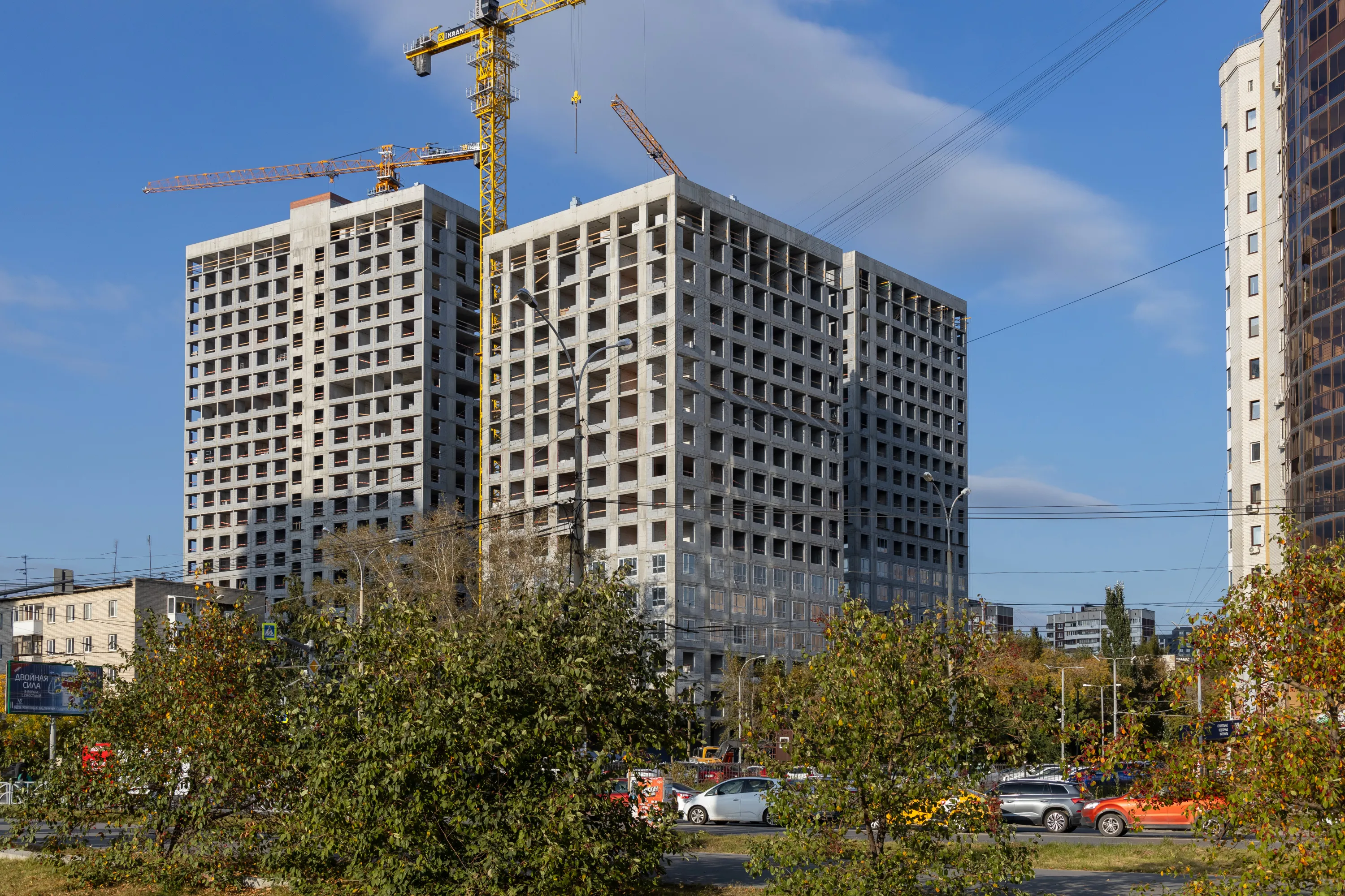 ЖК Ауро ход строительства