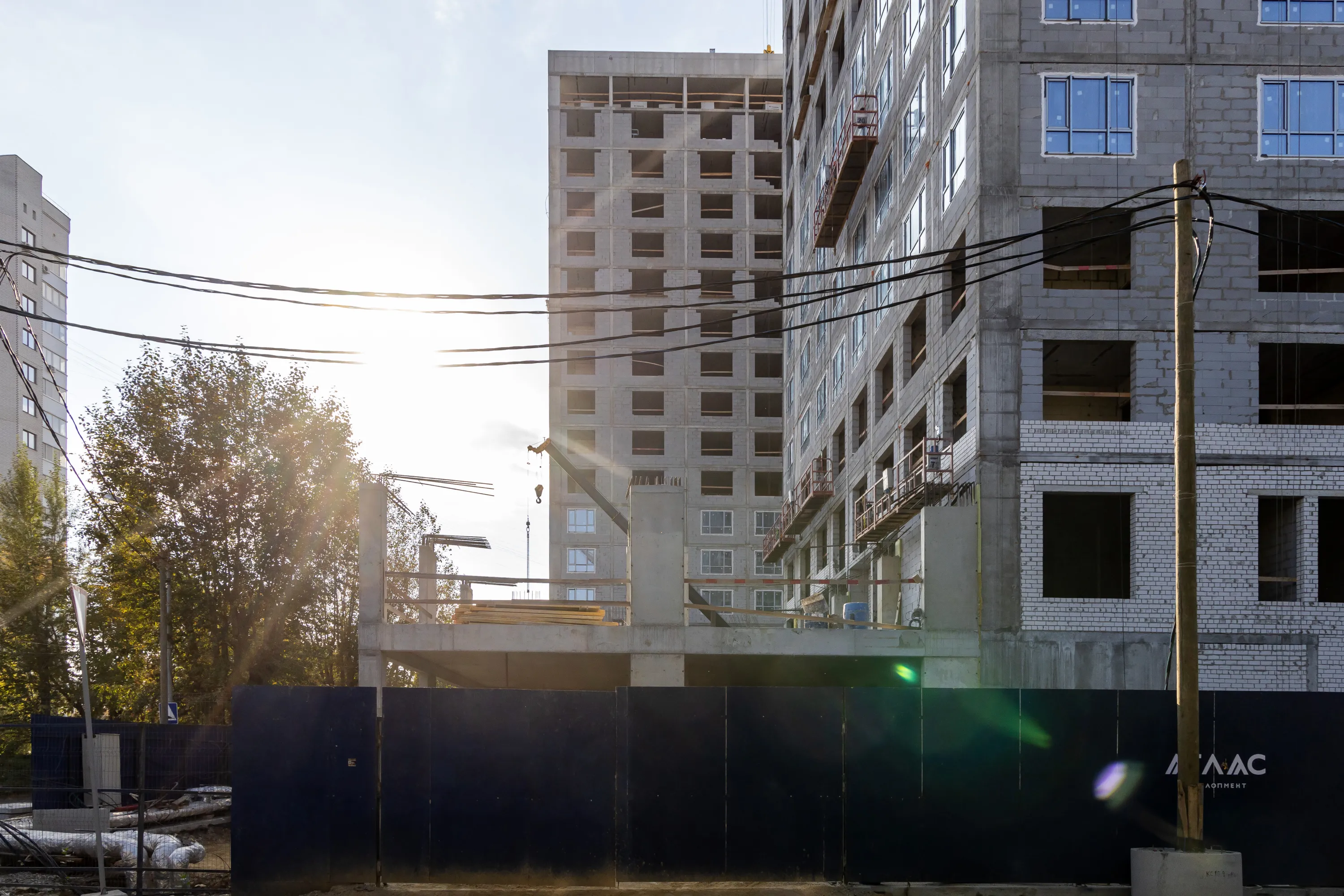 ЖК Ауро ход строительства