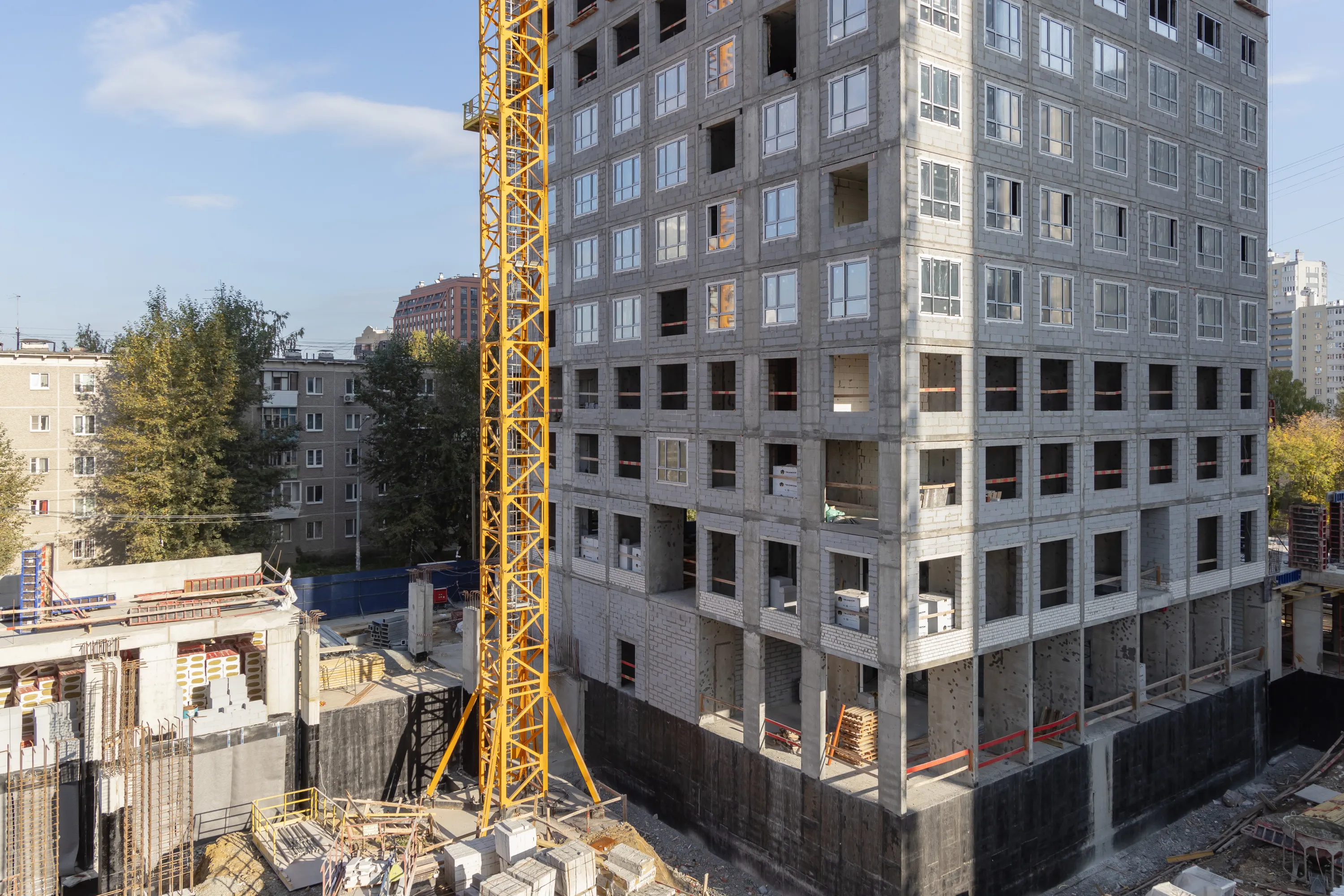 ЖК Ауро ход строительства