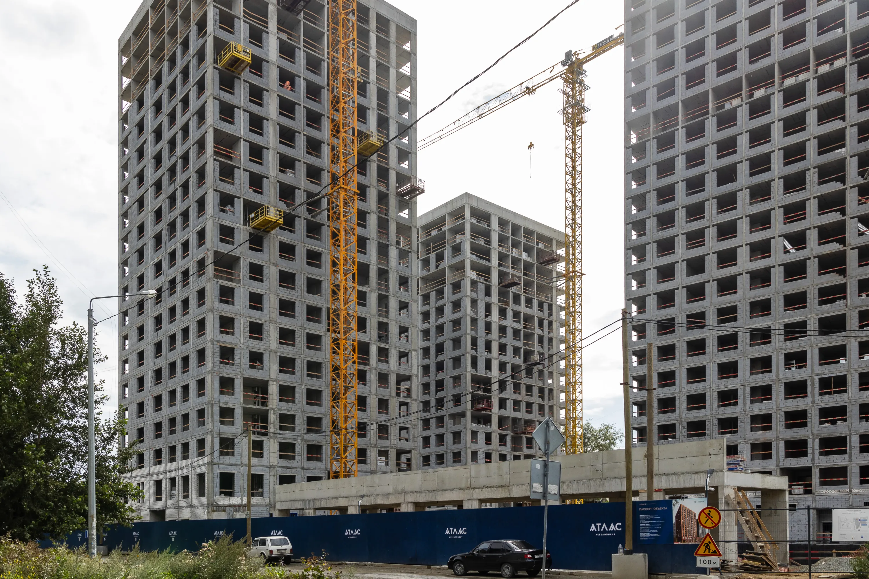 ЖК Ауро ход строительства