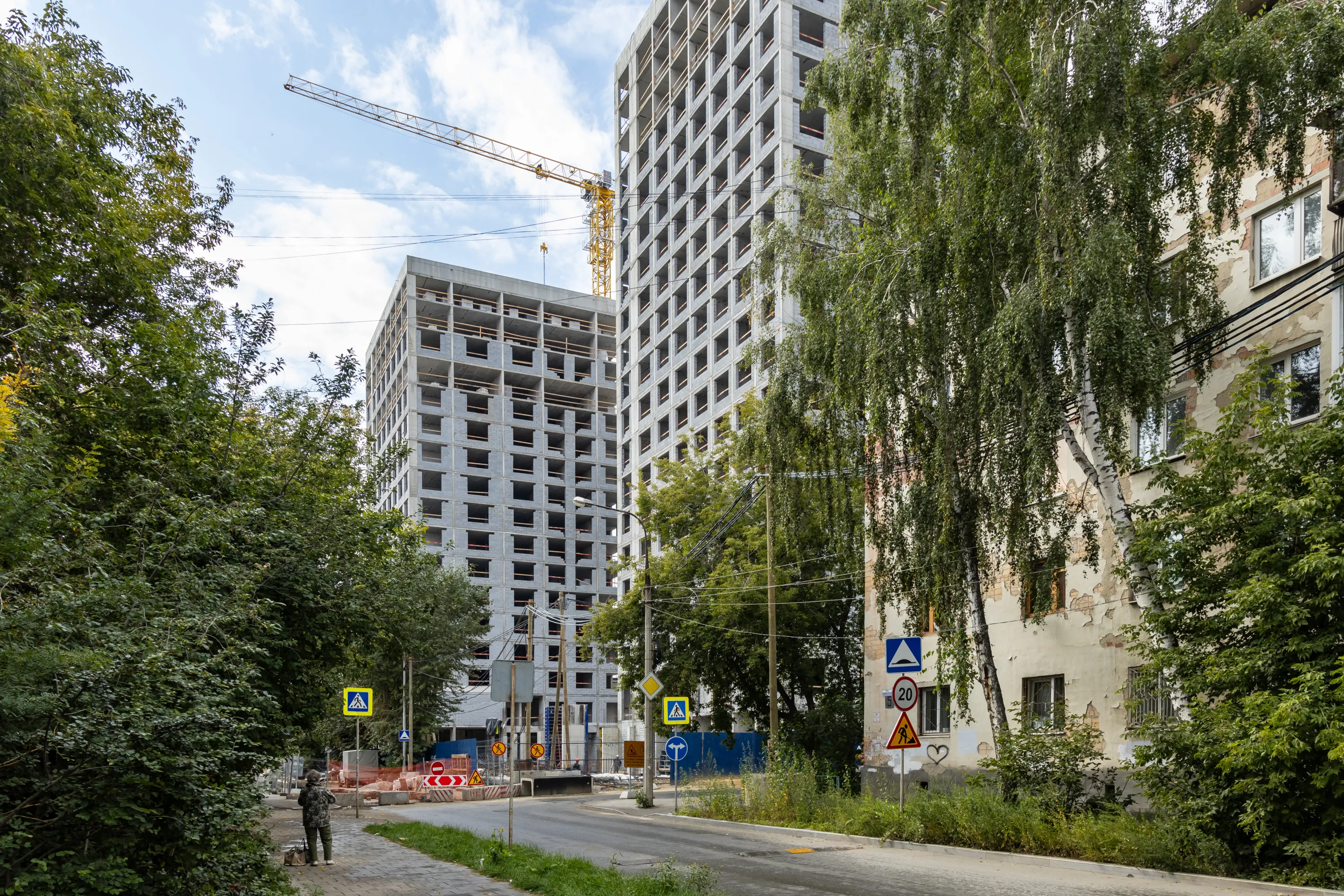 ЖК Ауро ход строительства