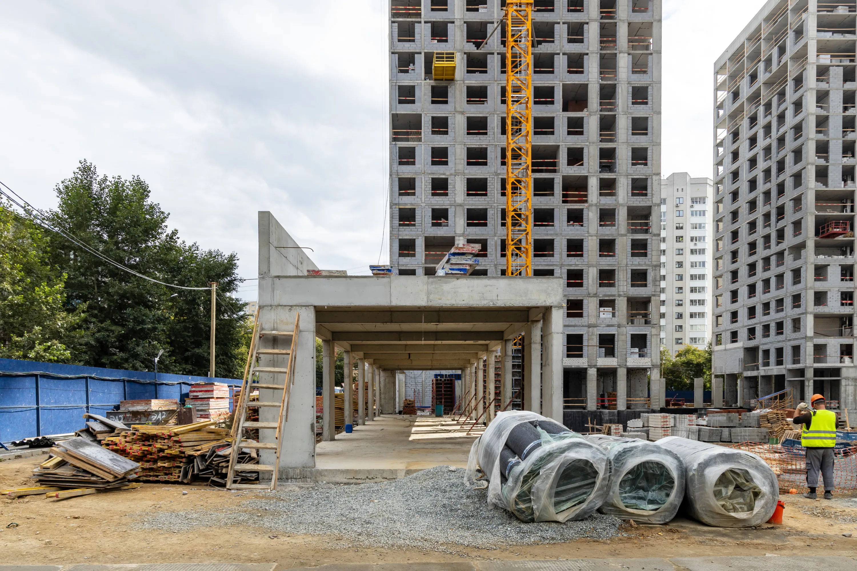 ЖК Ауро ход строительства