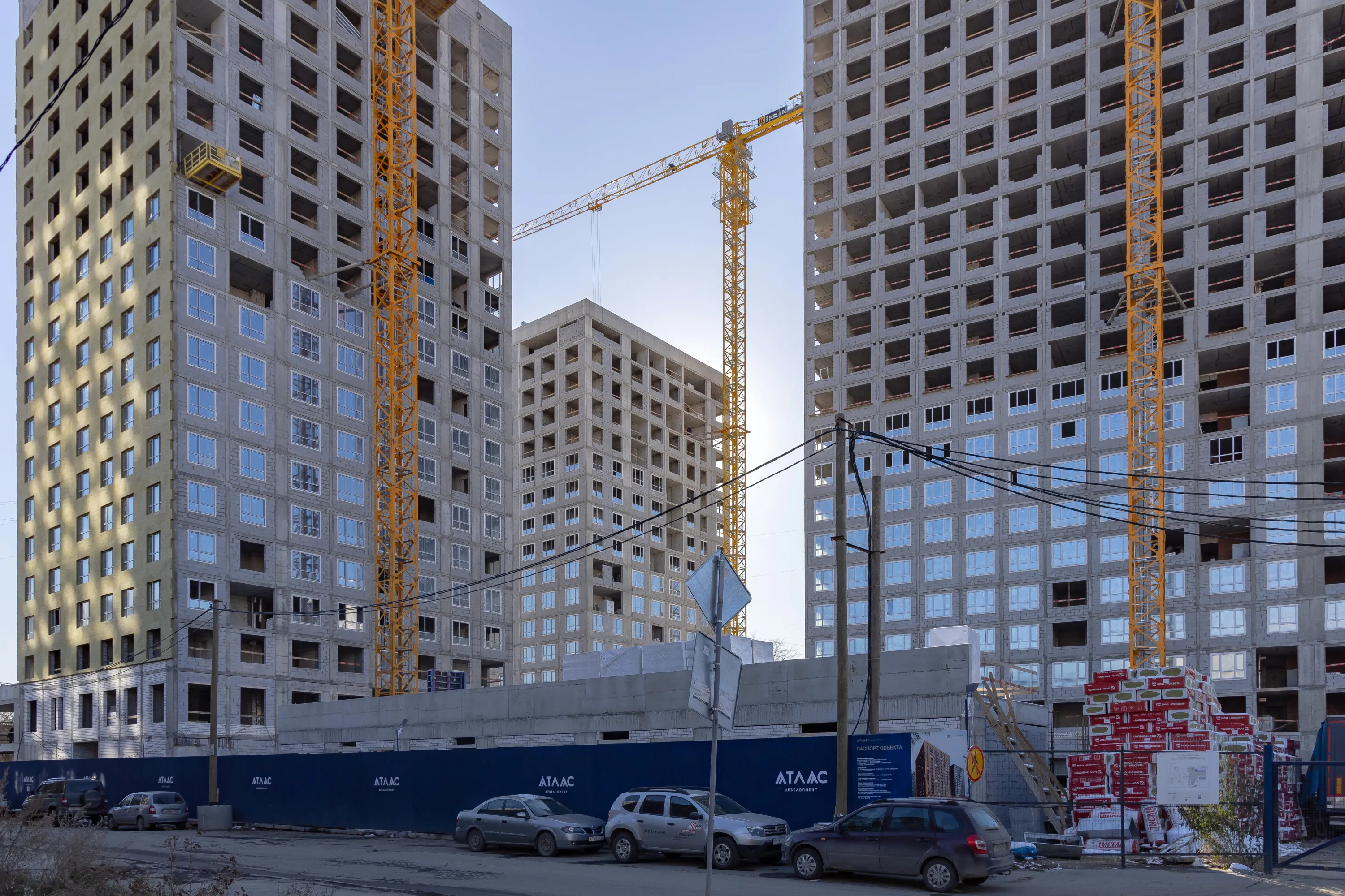 ЖК Ауро ход строительства