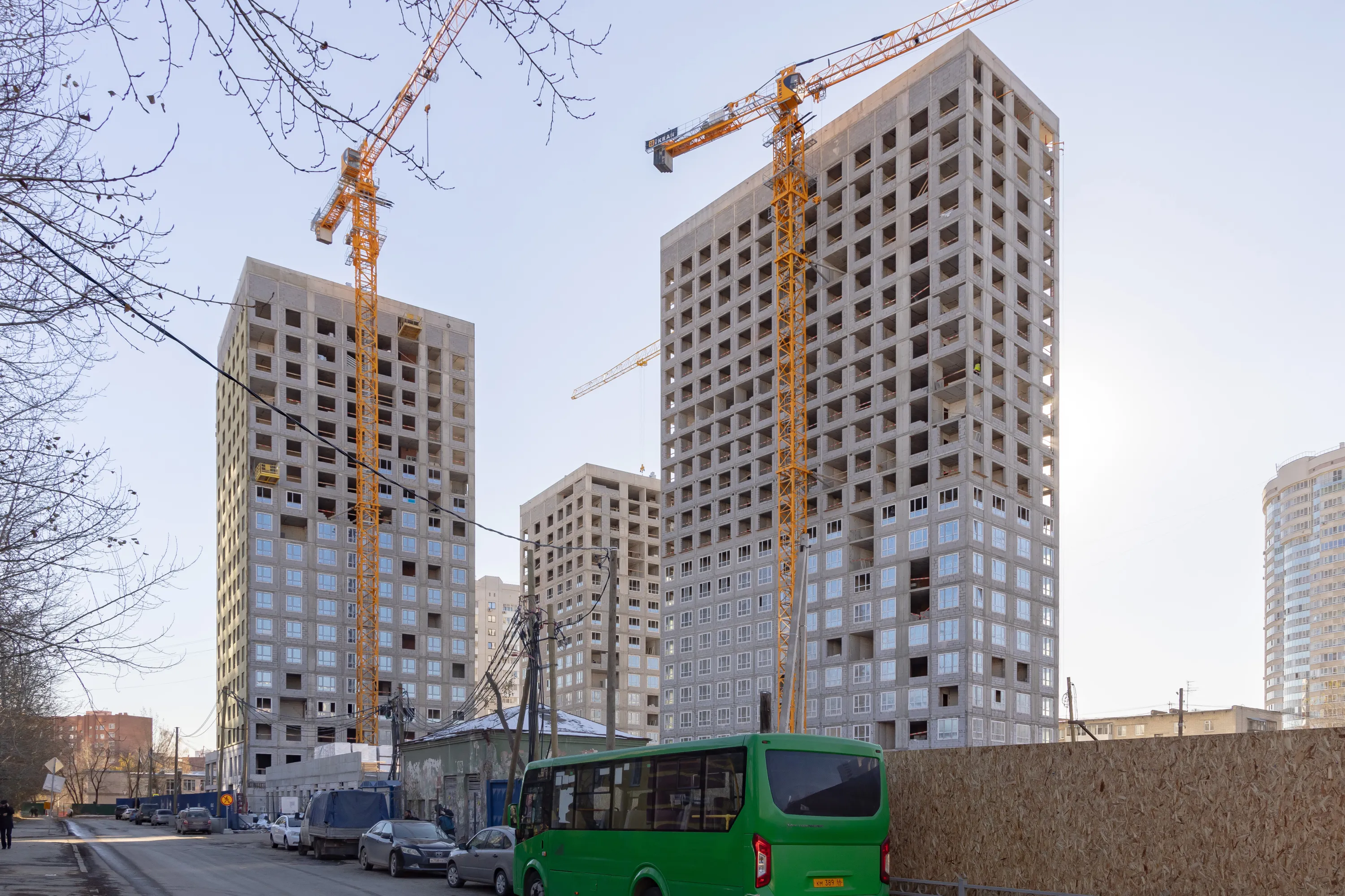 ЖК Ауро ход строительства