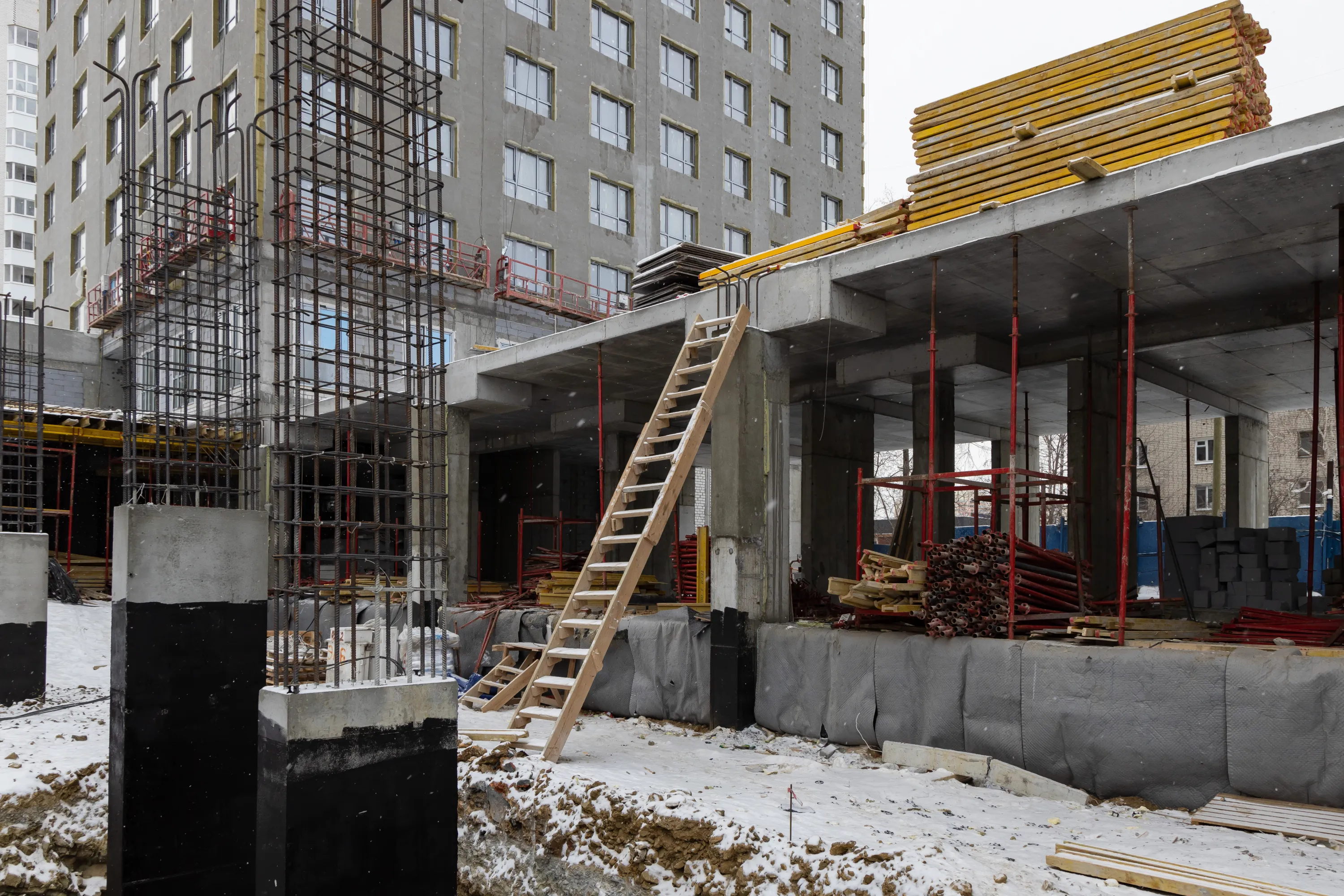 ЖК Ауро ход строительства