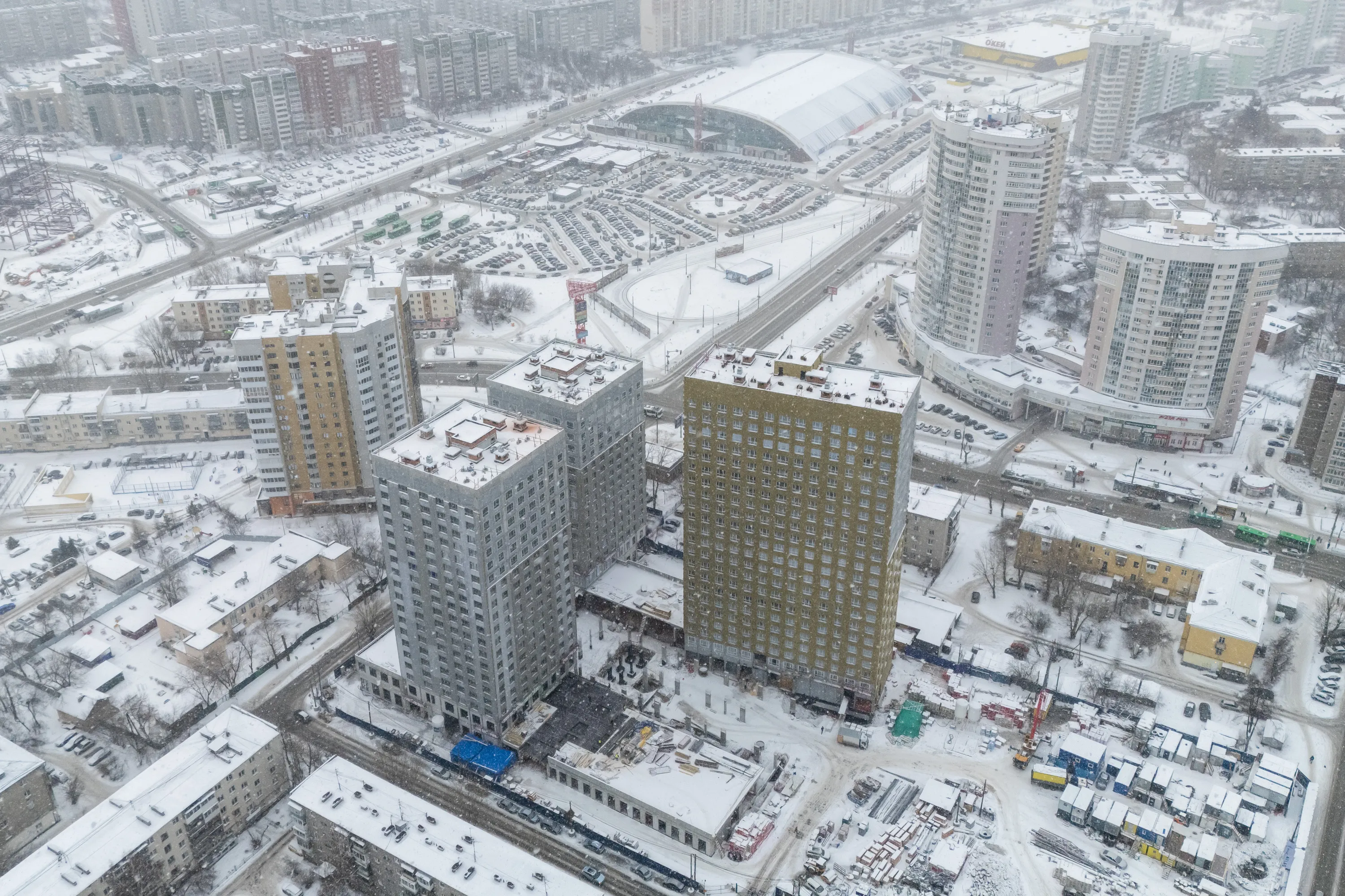 ЖК Ауро ход строительства