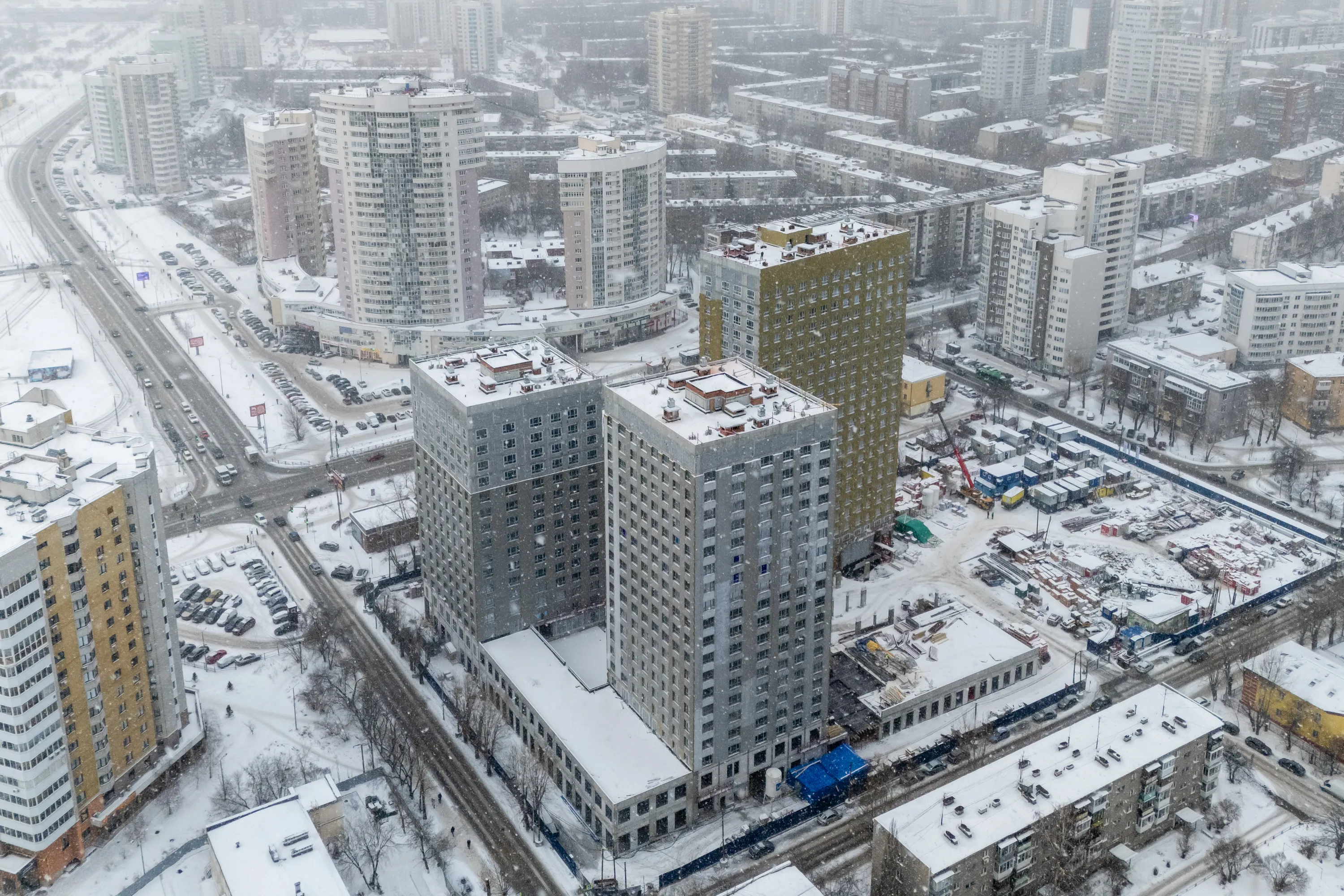 ЖК Ауро ход строительства