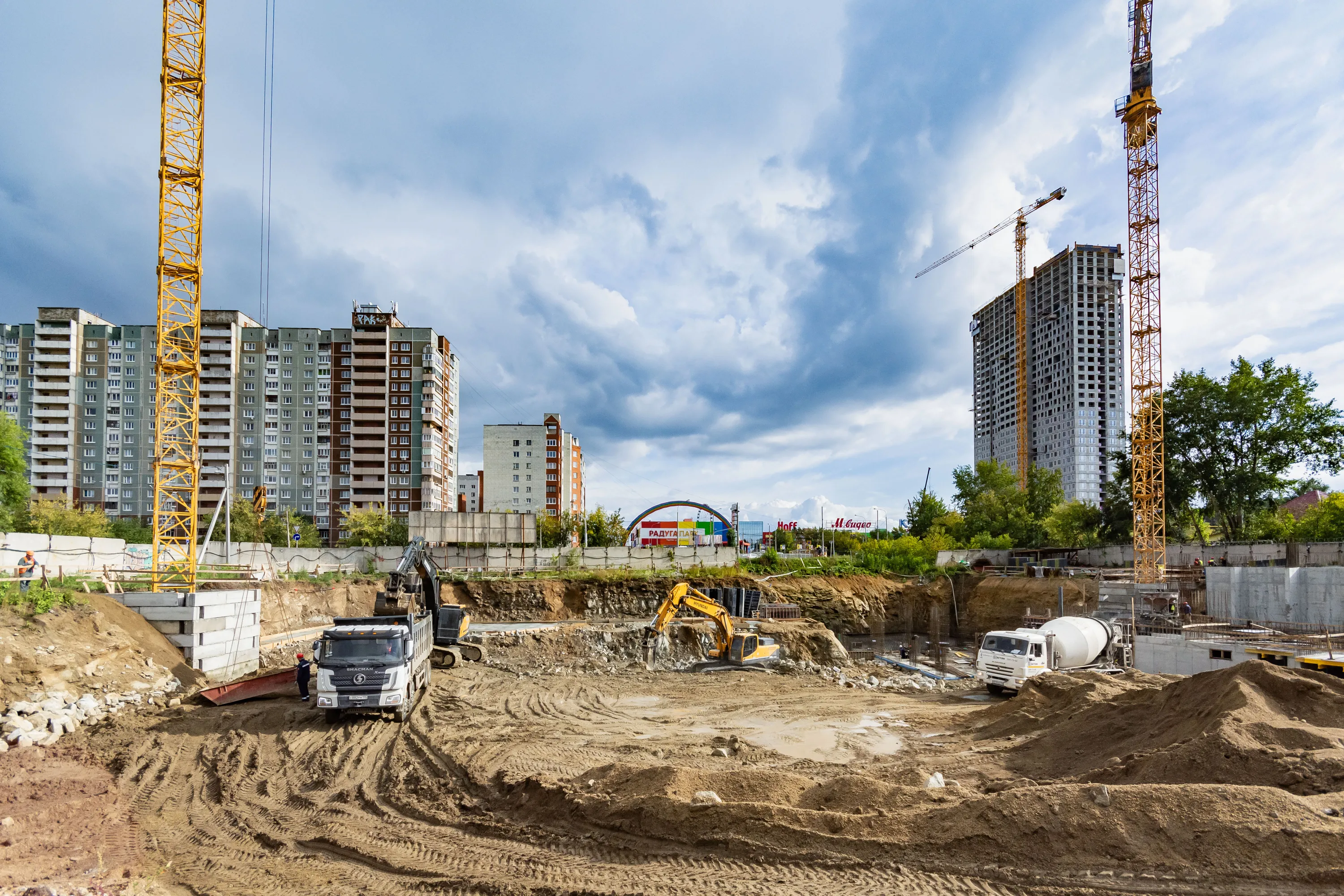 ЖК Семейный квартал Дружный ход строительства