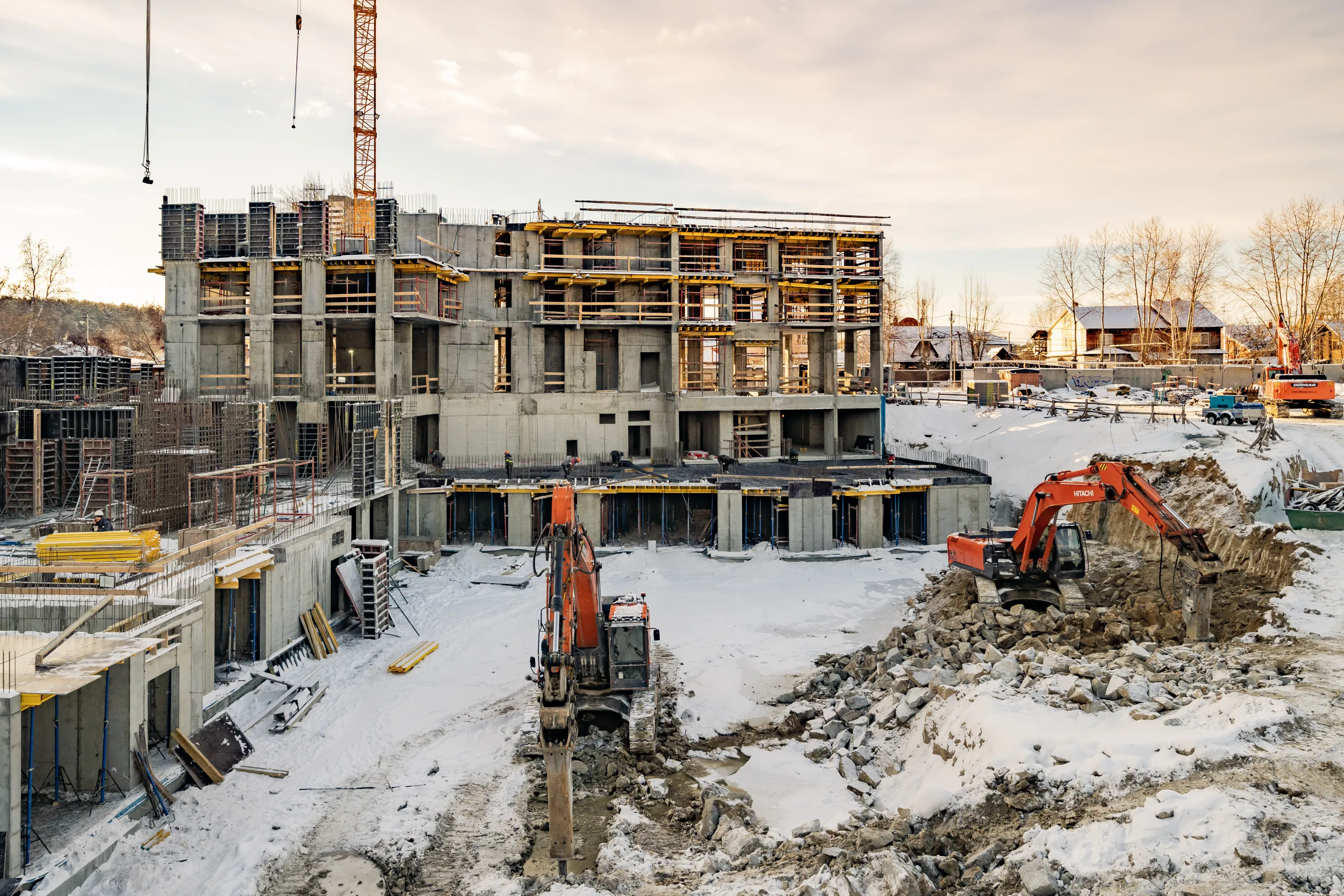 ЖК Семейный квартал Дружный ход строительства