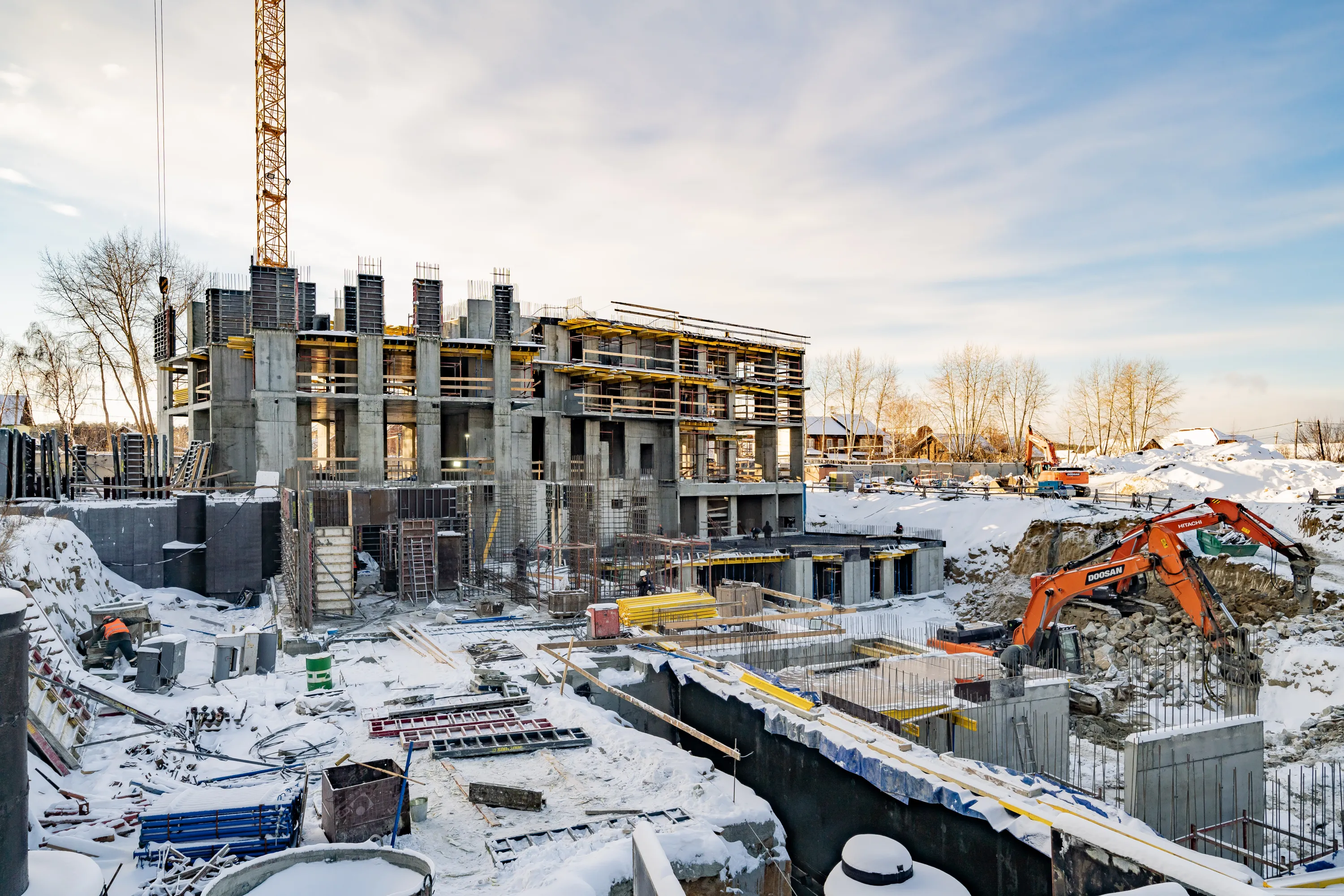 ЖК Семейный квартал Дружный ход строительства