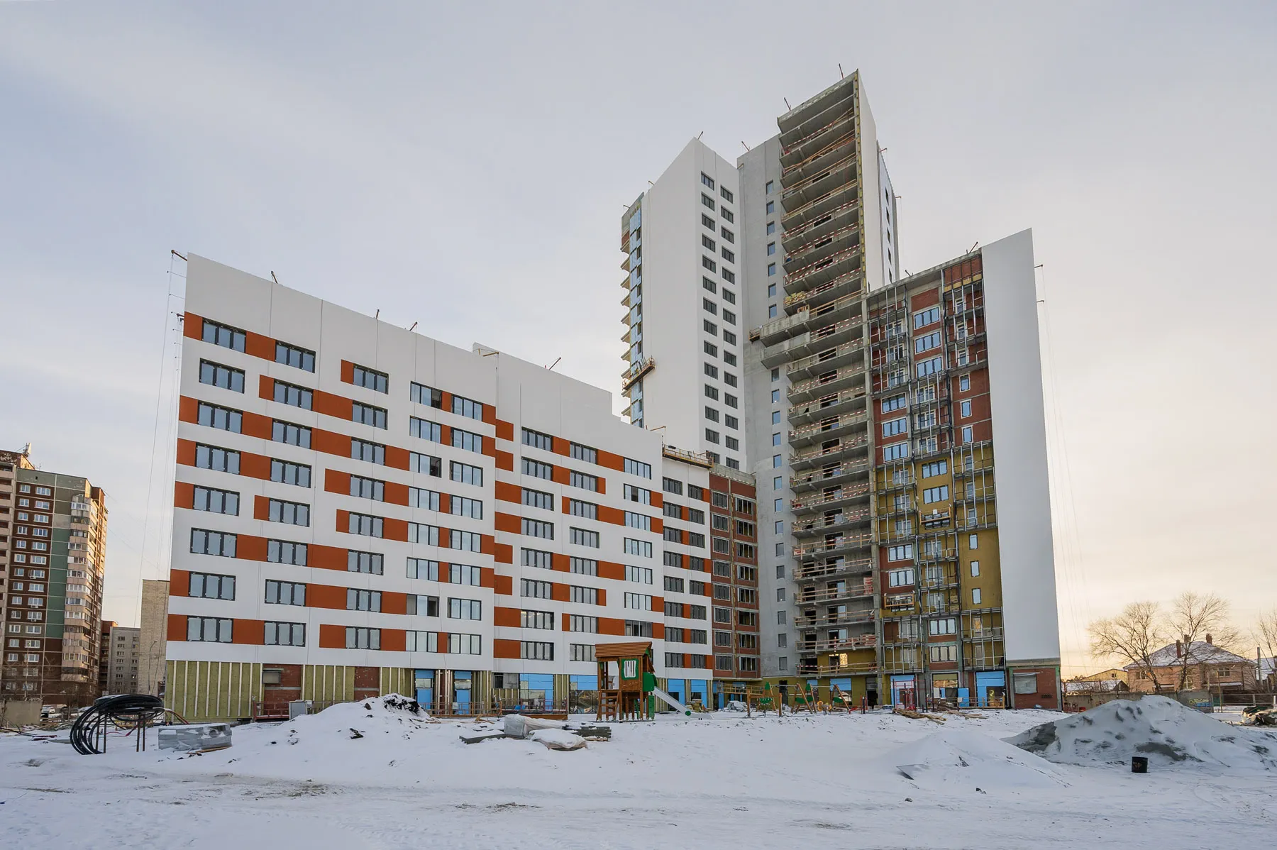 ЖК Семейный квартал Дружный ход строительства