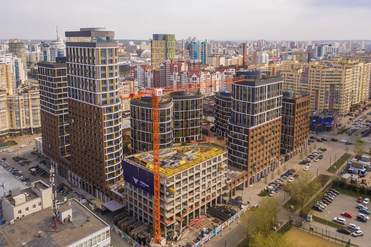 ЖК "Форум Сити" ход строительства