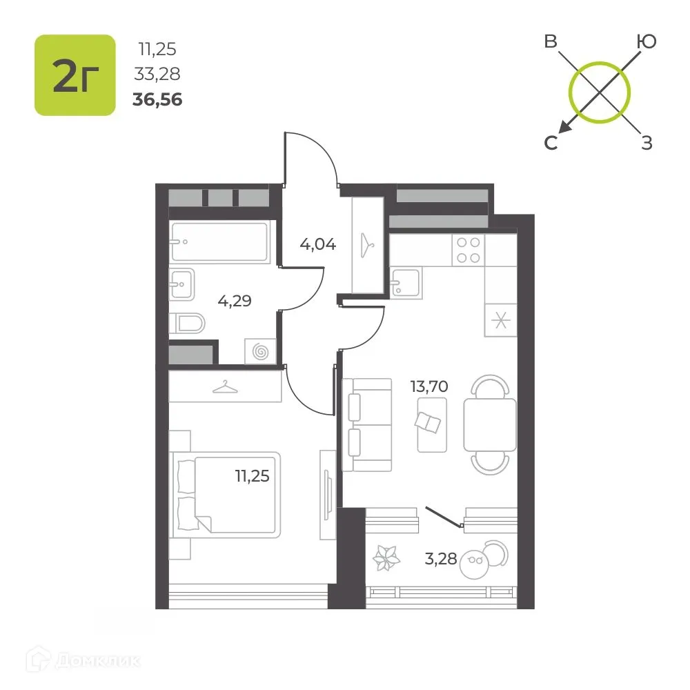 Фото квартиры в ЖК 12 квартал