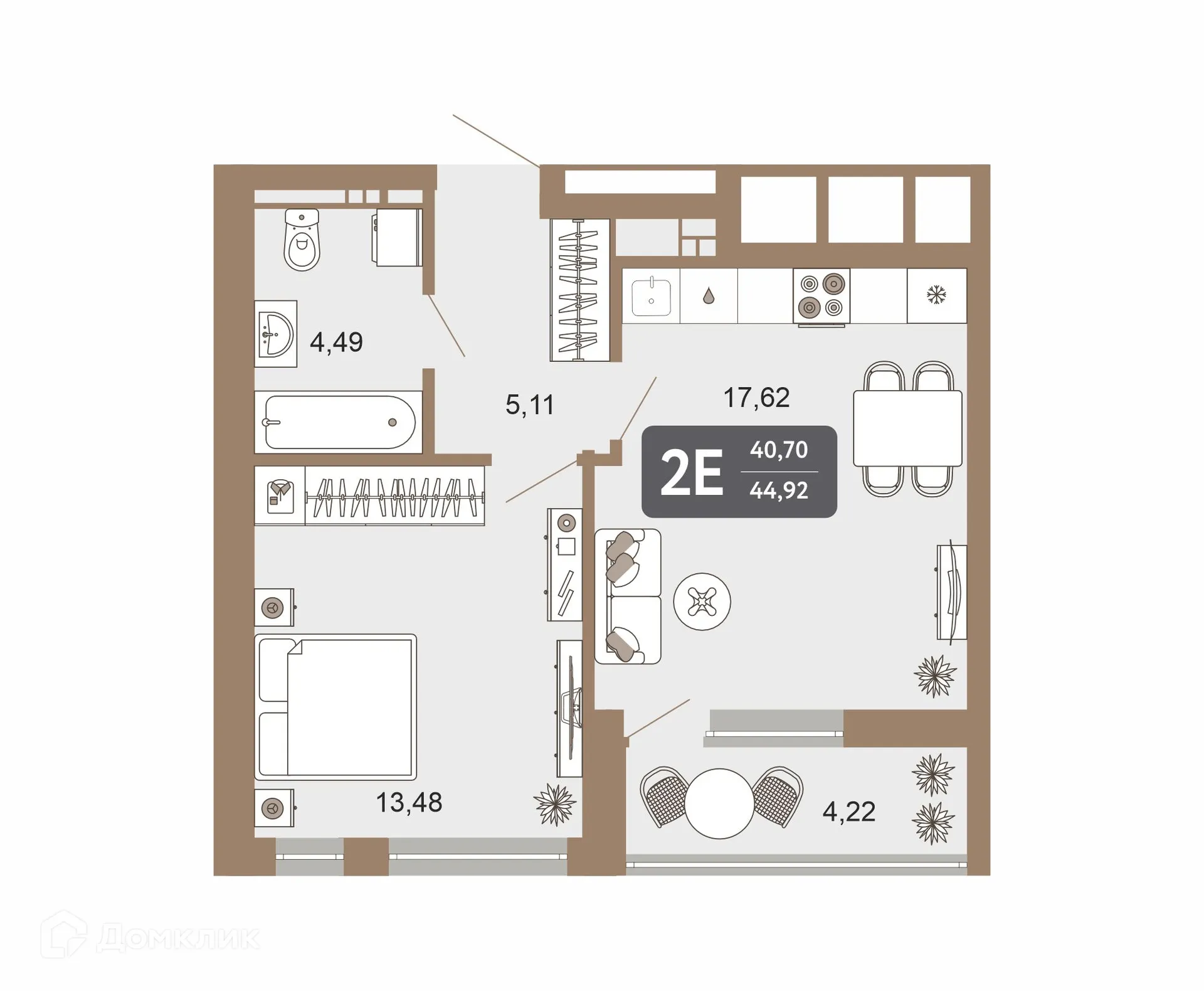 Фото квартиры в ЖК Пушкин