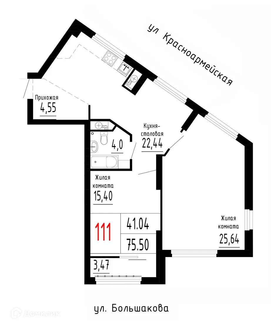 Фото квартиры в ЖК Лувр