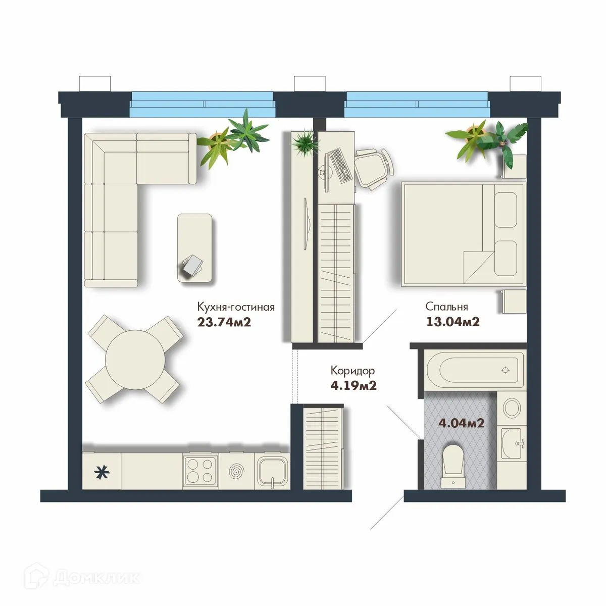 Фото квартиры в ЖК Премиум Кварталы Маяковка