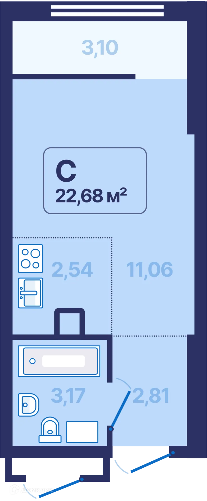 Фото квартиры в ЖК 9 Космонавтов