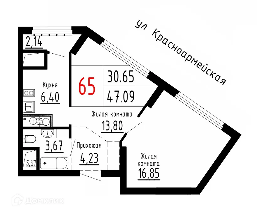 Фото квартиры в ЖК Лувр