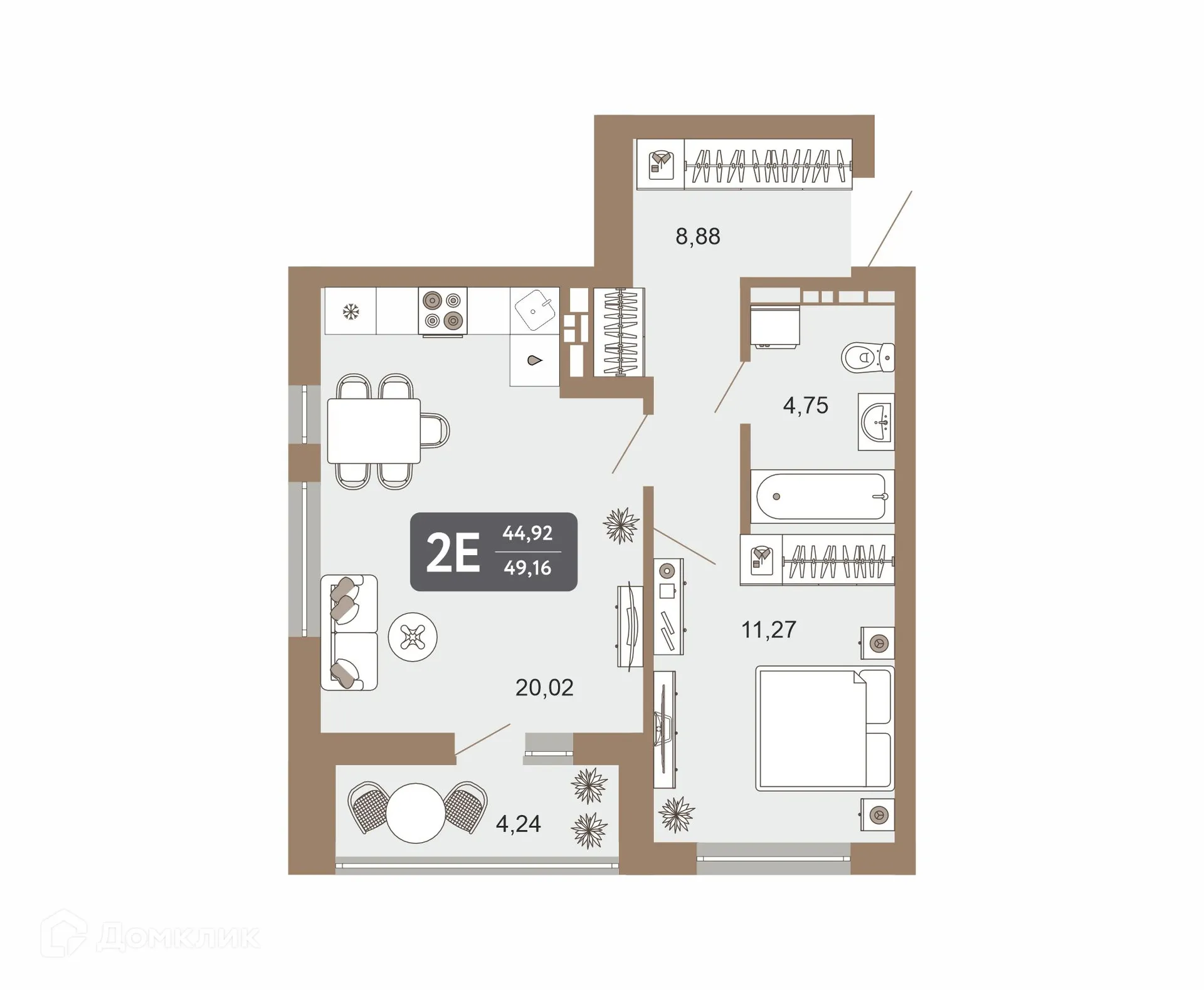 Фото квартиры в ЖК Пушкин