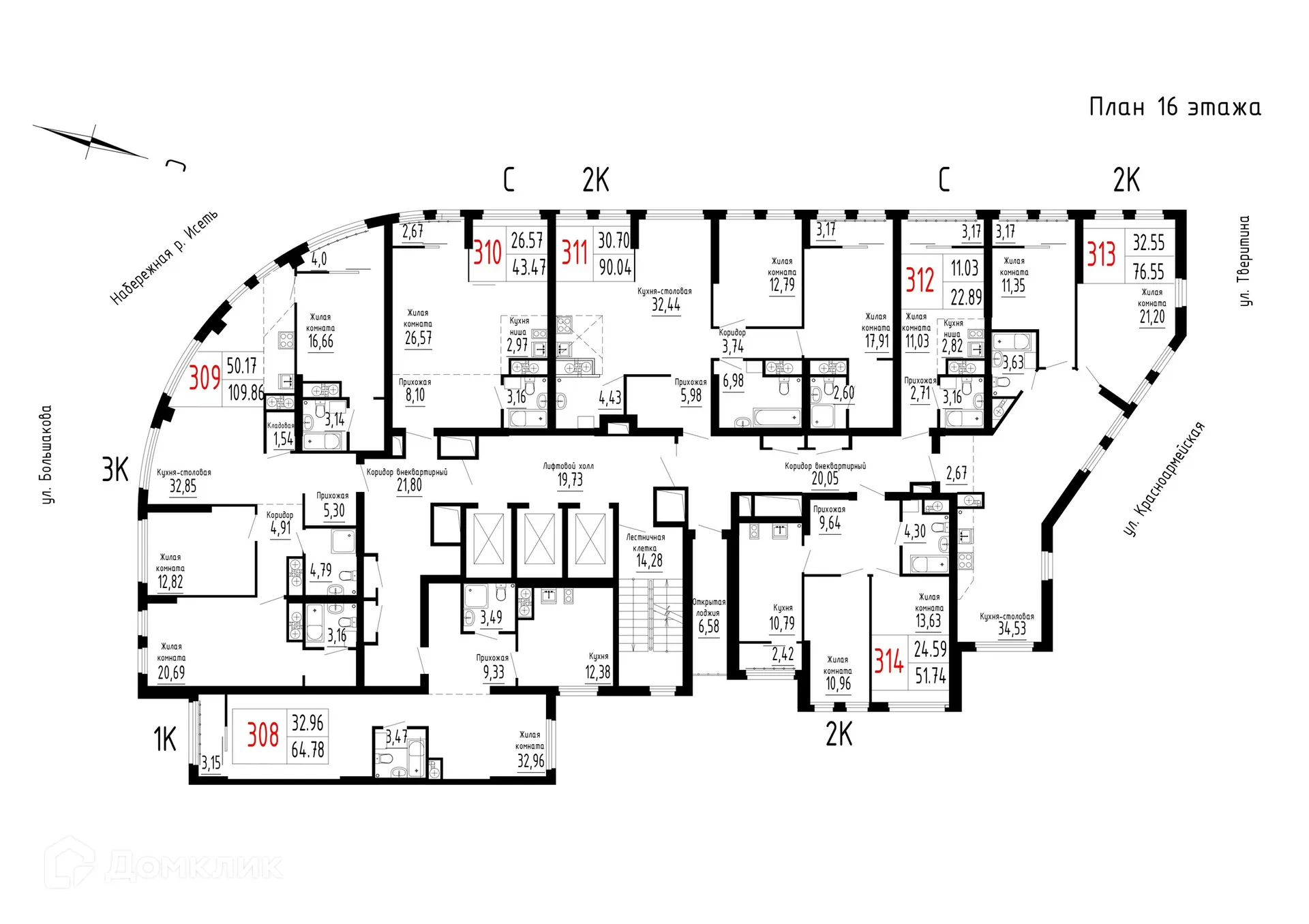 Фото квартиры в ЖК Лувр