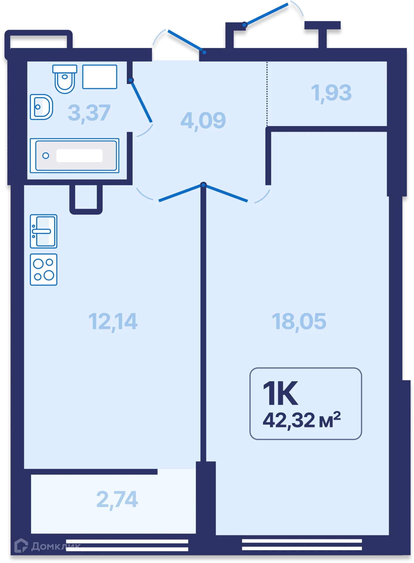 Фото квартиры в ЖК 9 Космонавтов