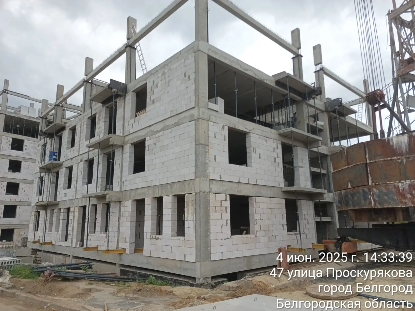 ЖК в г. Белгород ход строительства