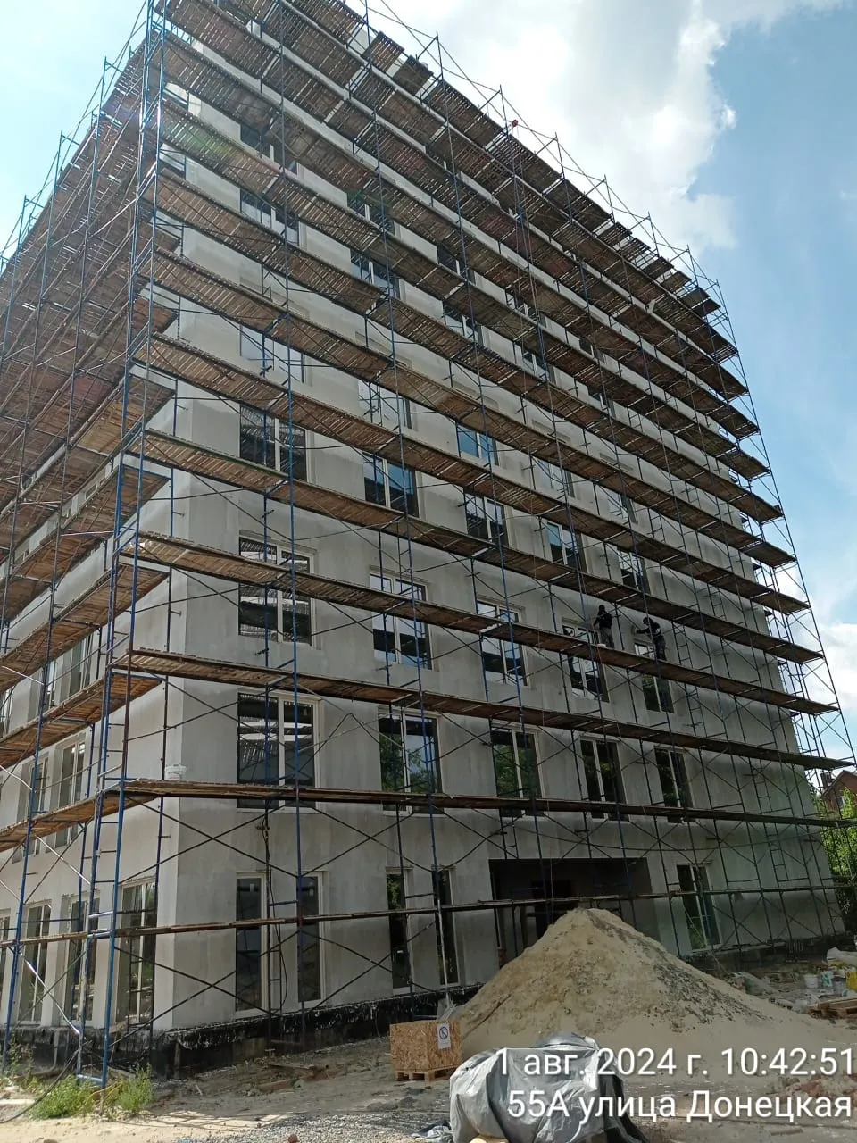 ЖК Донецкий ход строительства